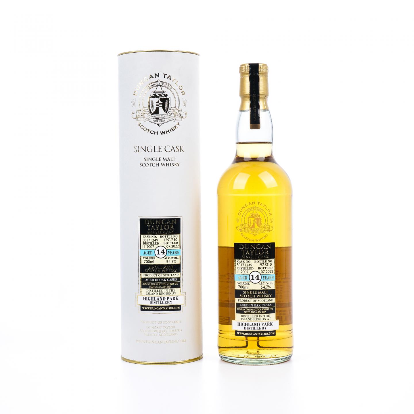 Highland Park 高原骑士 14年 2007-2022 单桶 DT