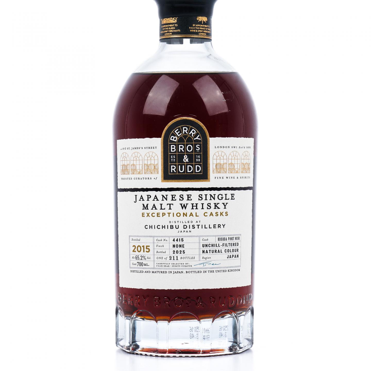 秩父 2015-2025 黑皮诺单桶#4415 BBR