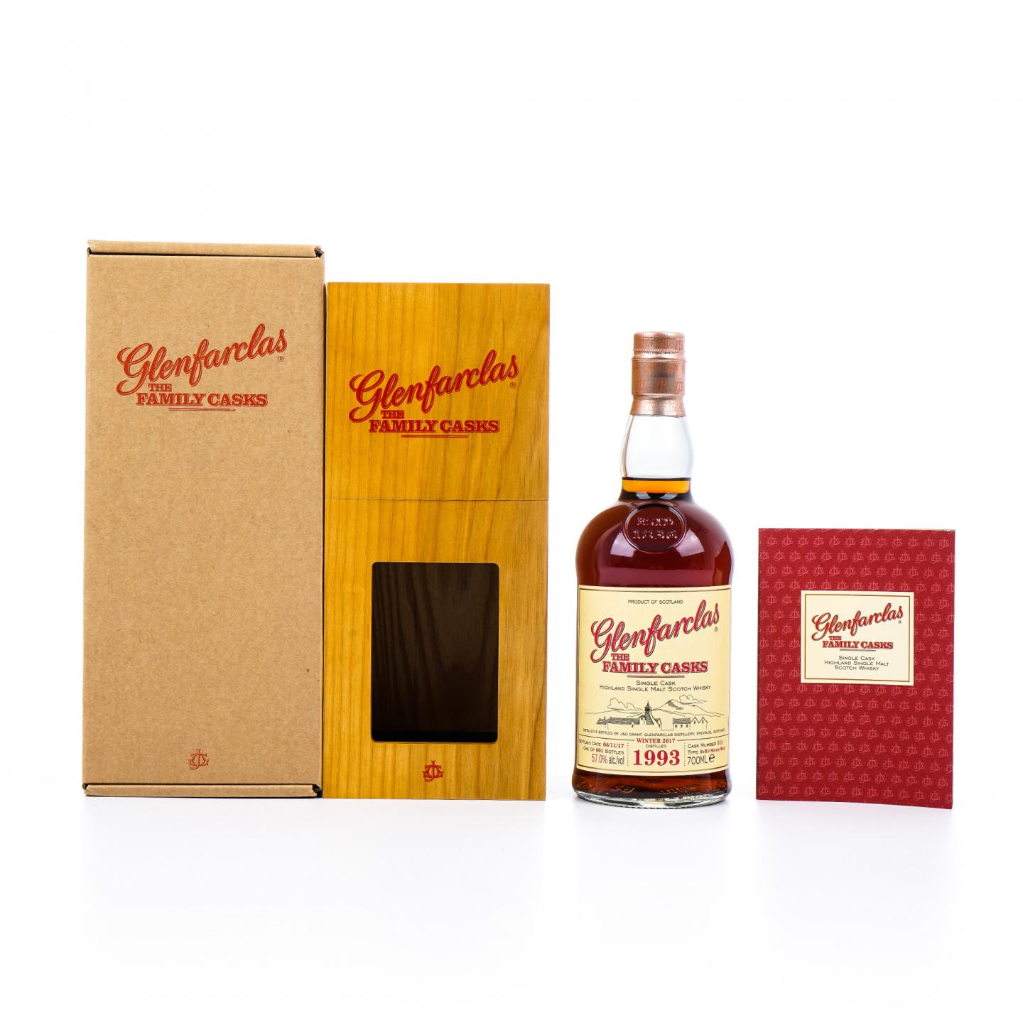 Glenfarclas 格兰花格 1993-2017 家族桶 雪莉单桶#511