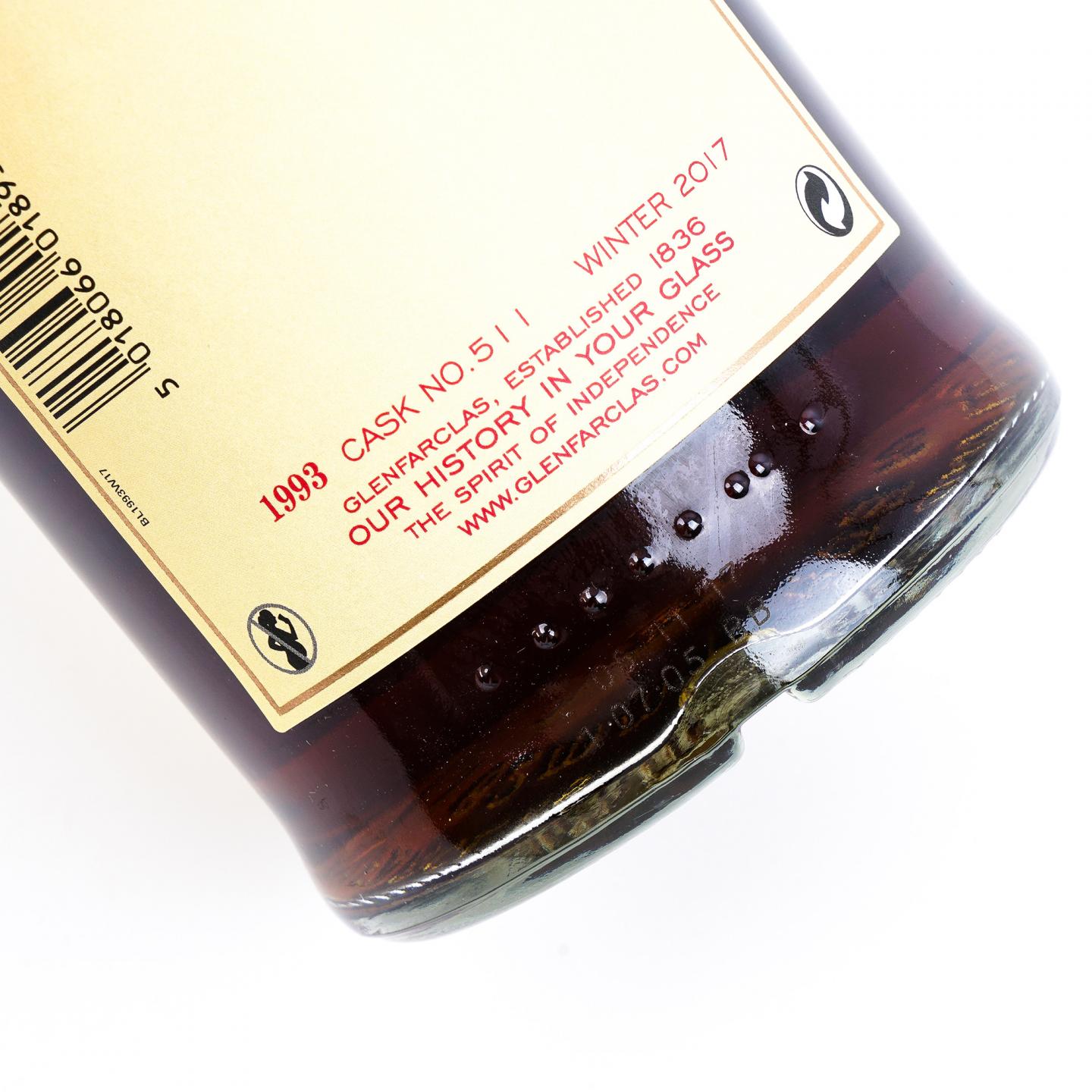 Glenfarclas 格兰花格 1993-2017 家族桶 雪莉单桶#511