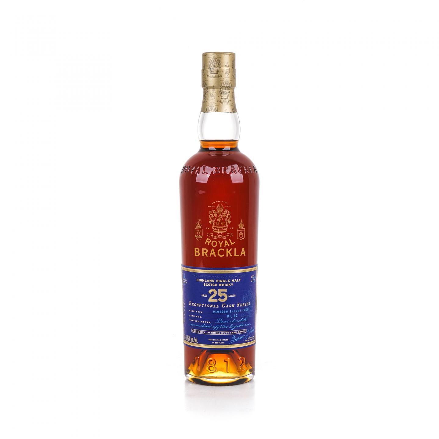 Royal Brackla 皇家布莱克拉 25年 雪莉桶 ECS系列 750ml