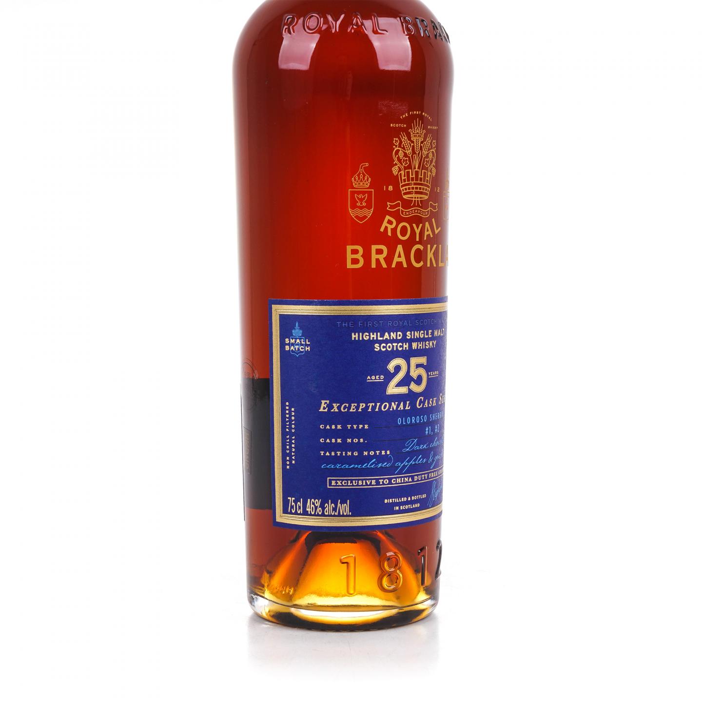 Royal Brackla 皇家布莱克拉 25年 雪莉桶 ECS系列 750ml