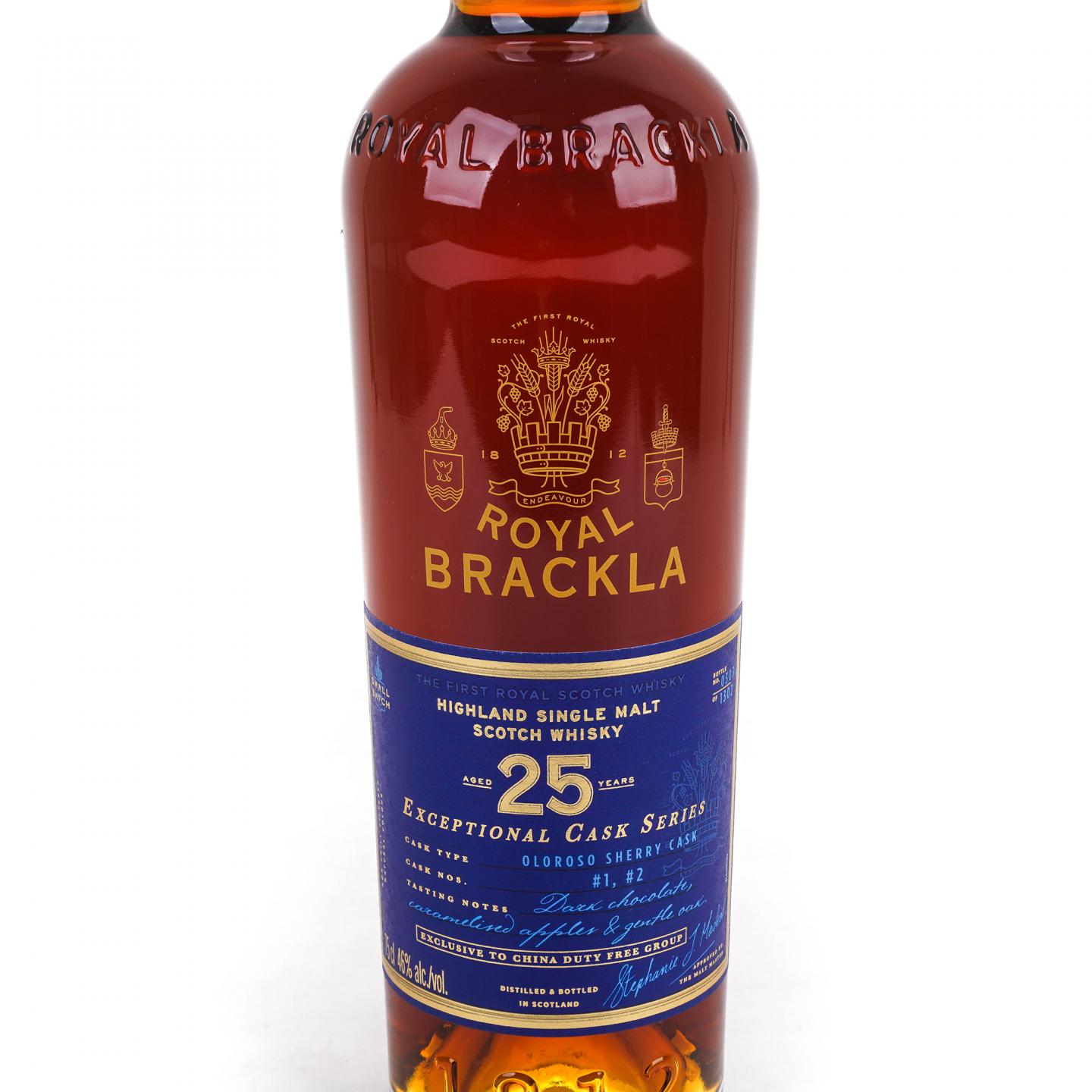 Royal Brackla 皇家布莱克拉 25年 雪莉桶 ECS系列 750ml
