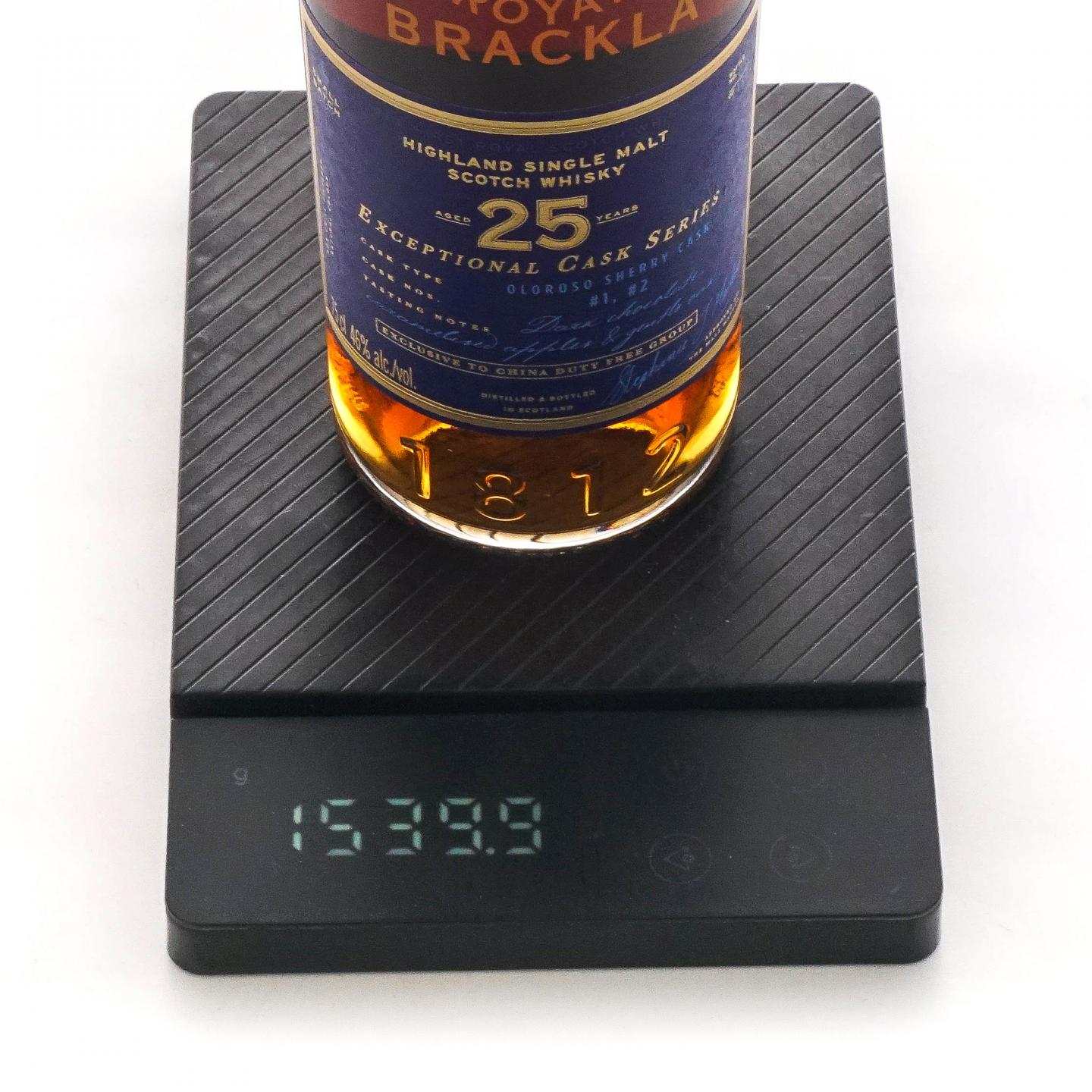 Royal Brackla 皇家布莱克拉 25年 雪莉桶 ECS系列 750ml