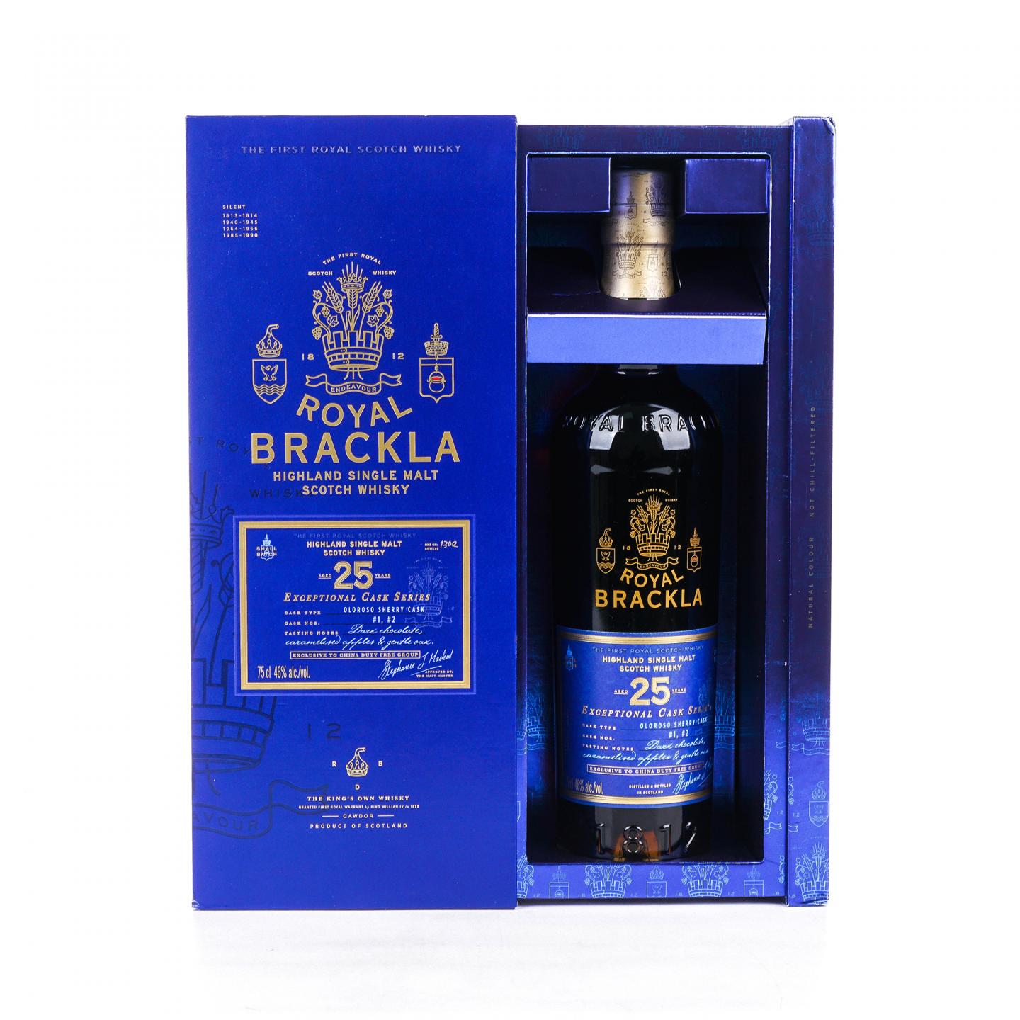 Royal Brackla 皇家布莱克拉 25年 雪莉桶 ECS系列 750ML