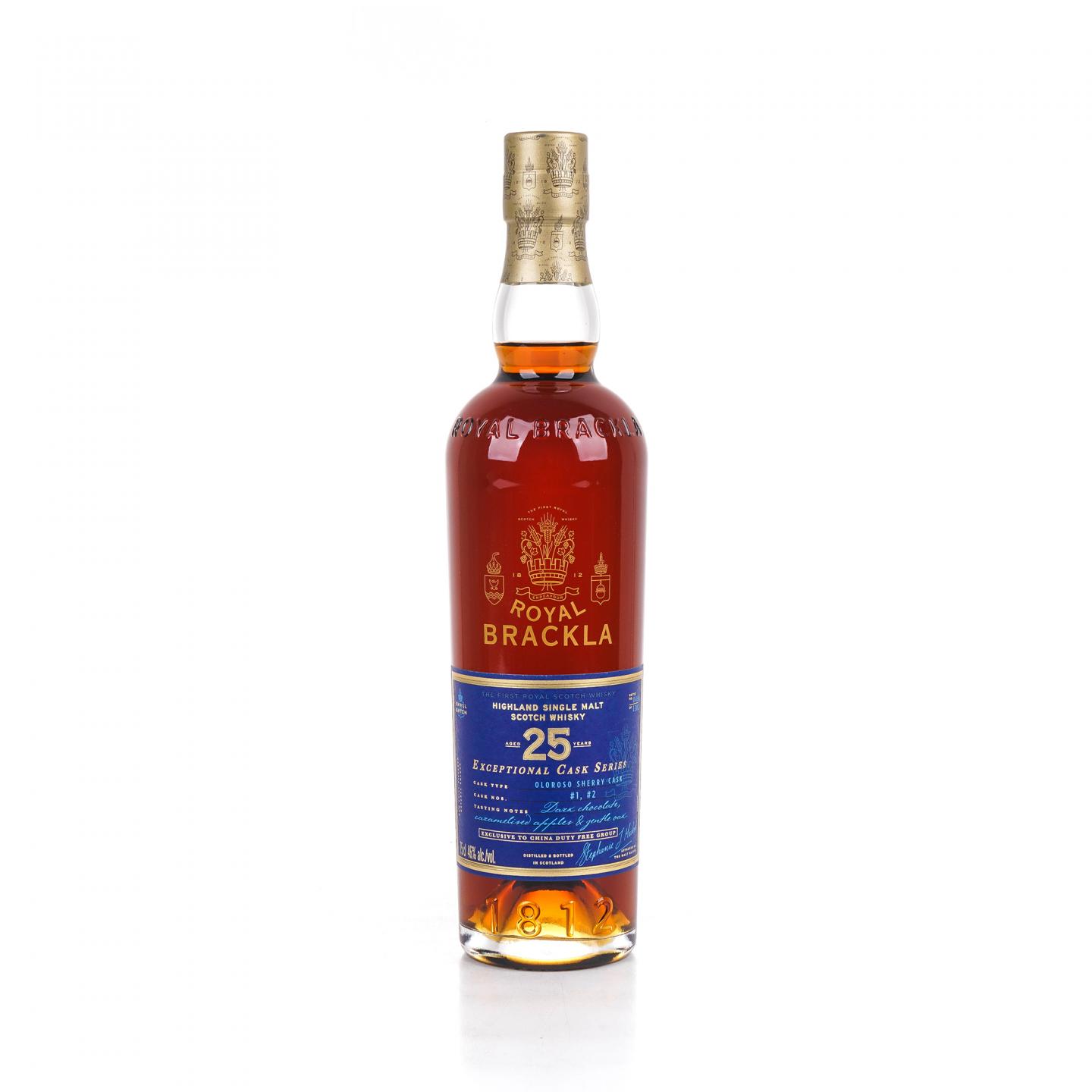 Royal Brackla 皇家布莱克拉 25年 雪莉桶 ECS系列 750ML
