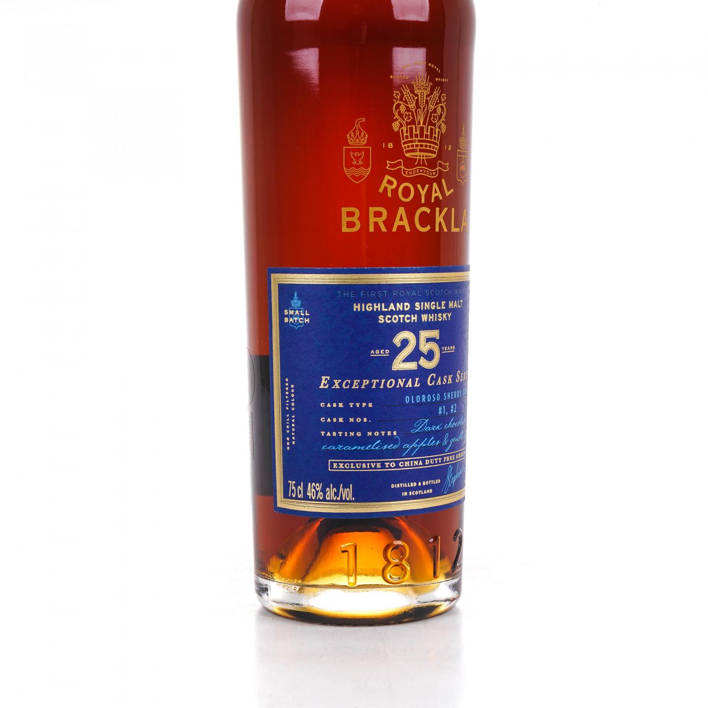 Royal Brackla 皇家布莱克拉 25年 雪莉桶 ECS系列 750ML