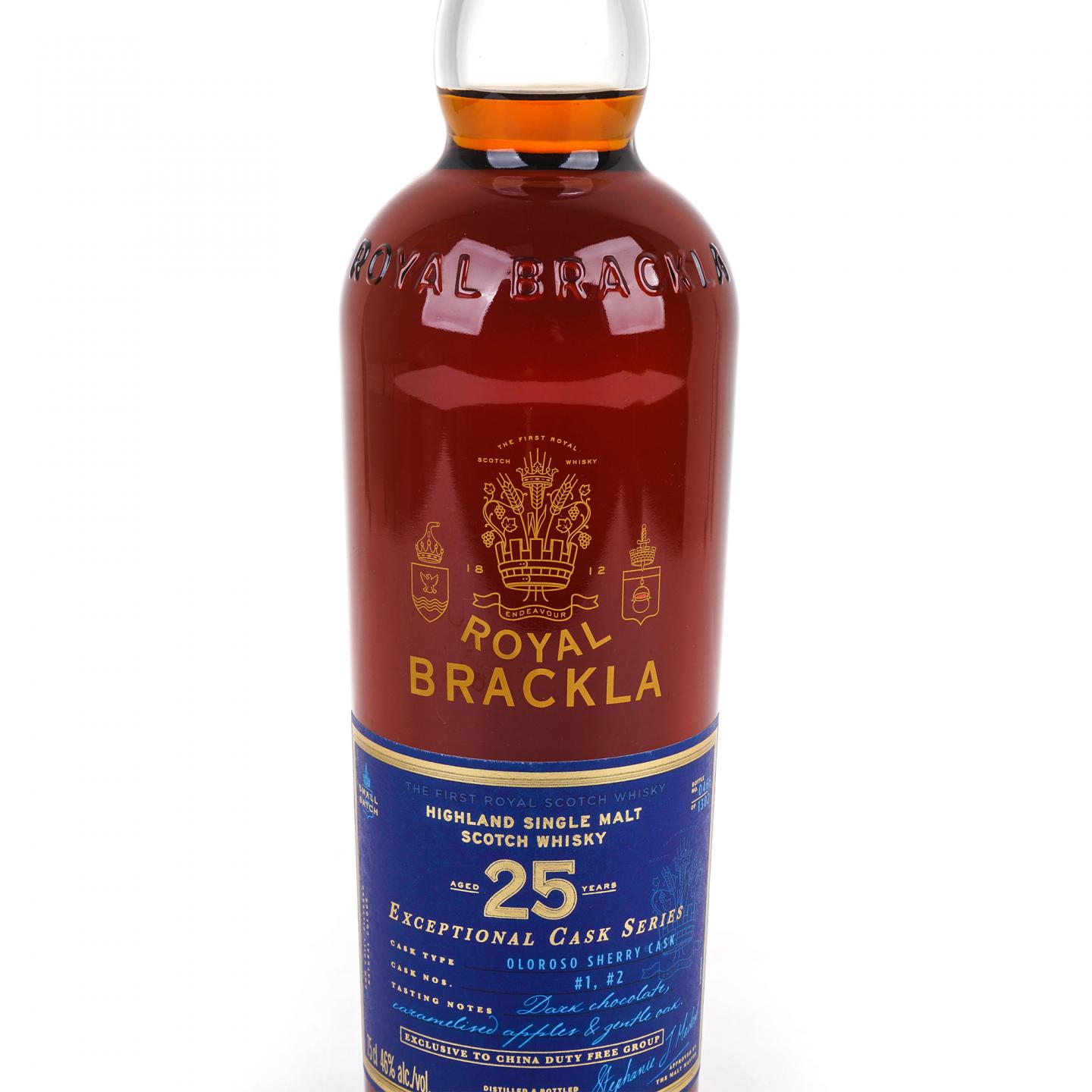 Royal Brackla 皇家布莱克拉 25年 雪莉桶 ECS系列 750ML
