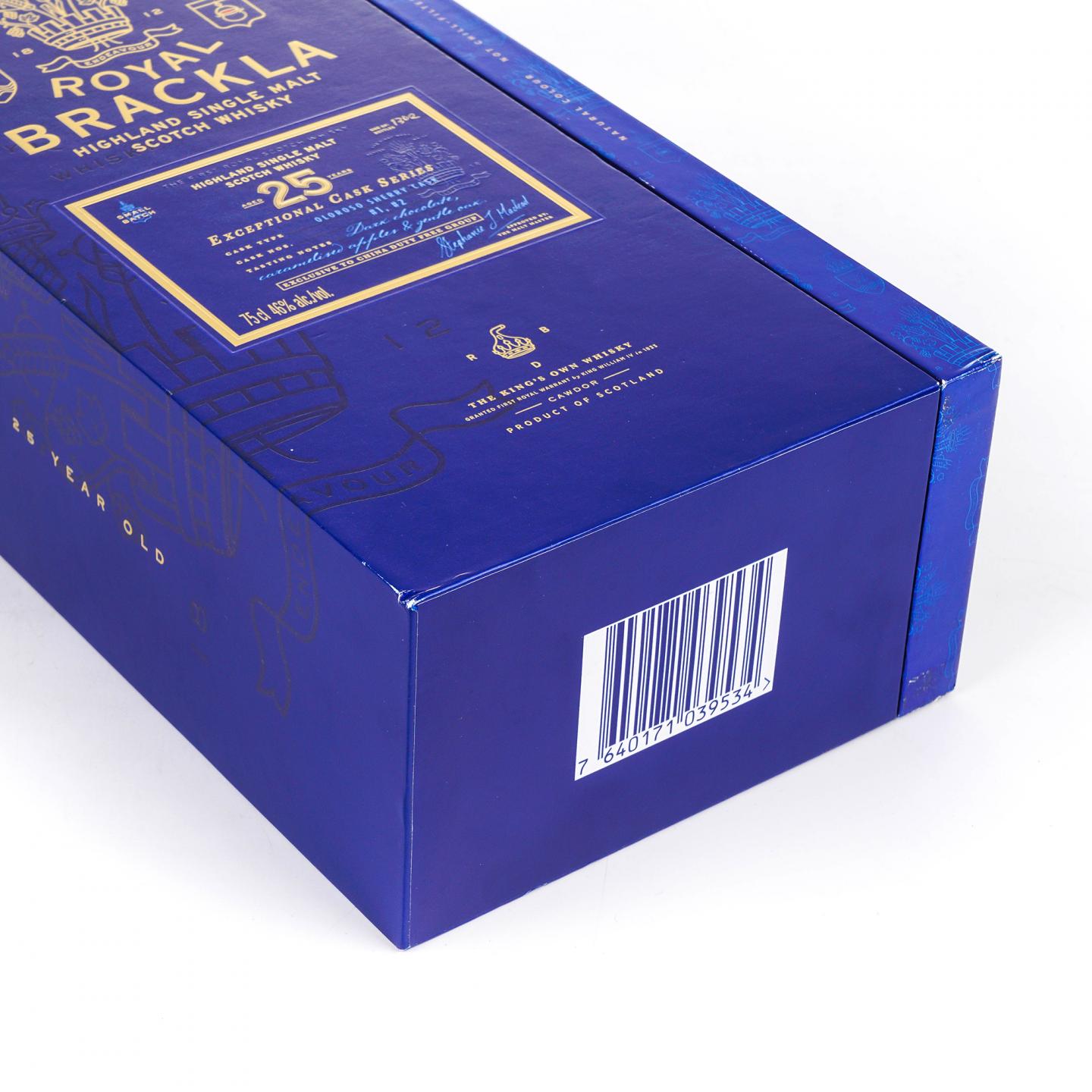 Royal Brackla 皇家布莱克拉 25年 雪莉桶 ECS系列 750ML
