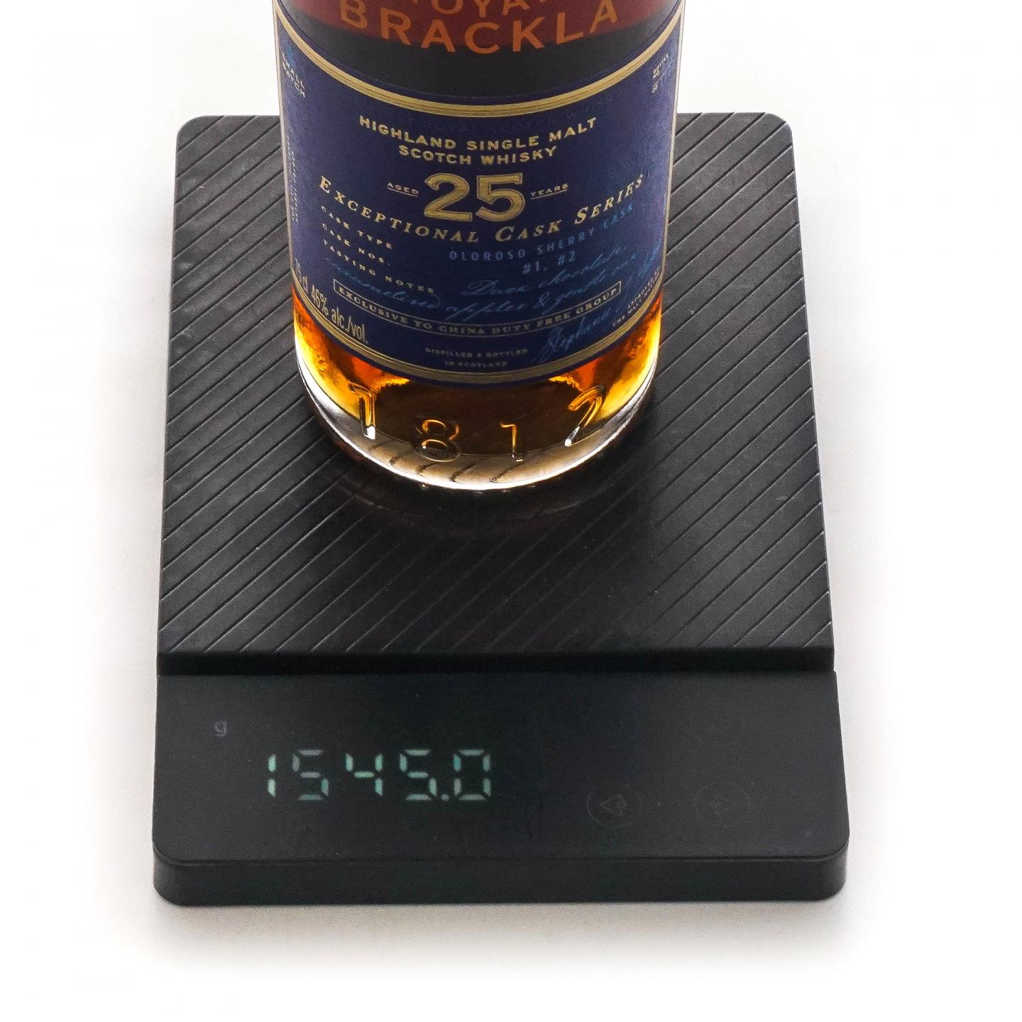 Royal Brackla 皇家布莱克拉 25年 雪莉桶 ECS系列 750ML