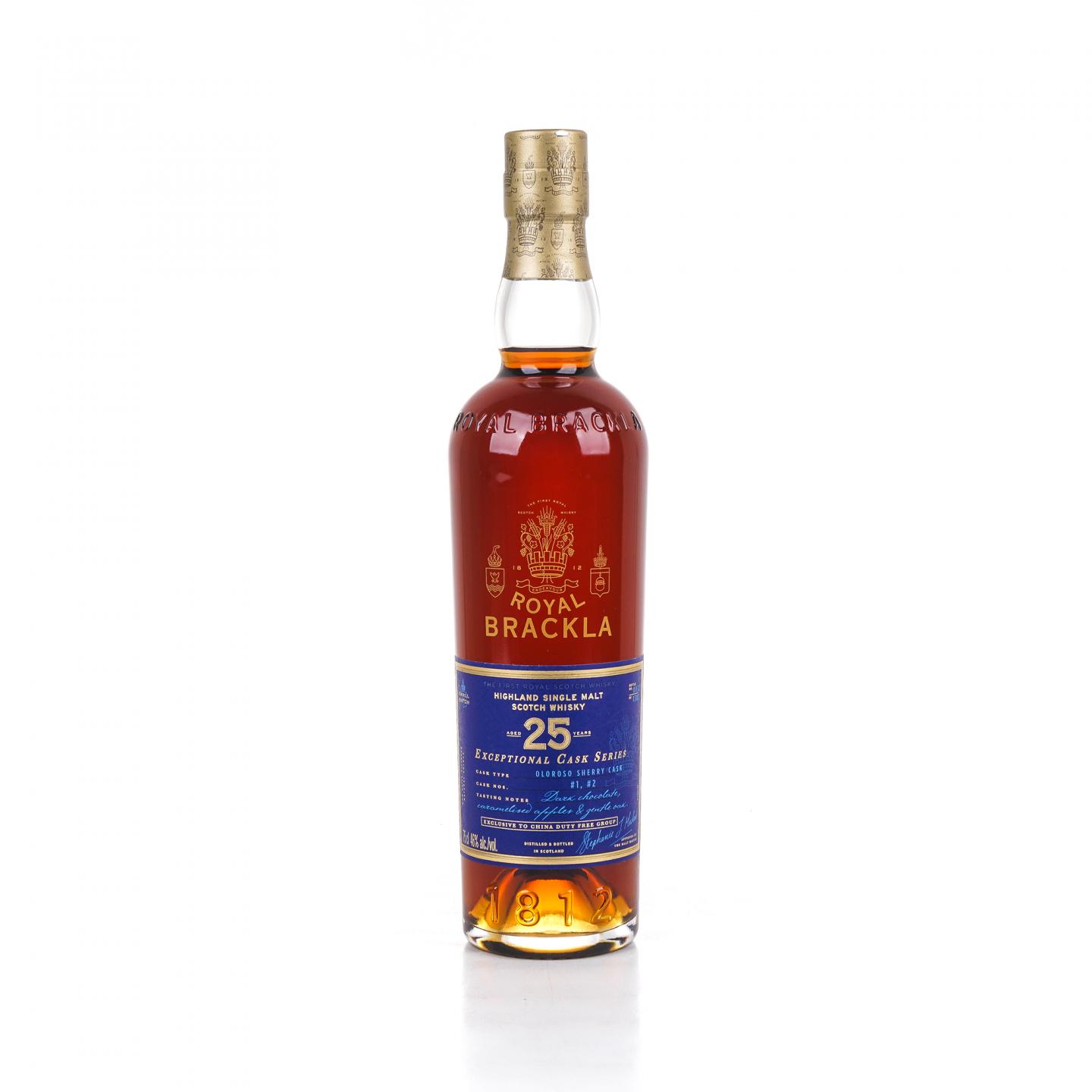 Royal Brackla 皇家布莱克拉 25年 雪莉桶ECS系列 750ML