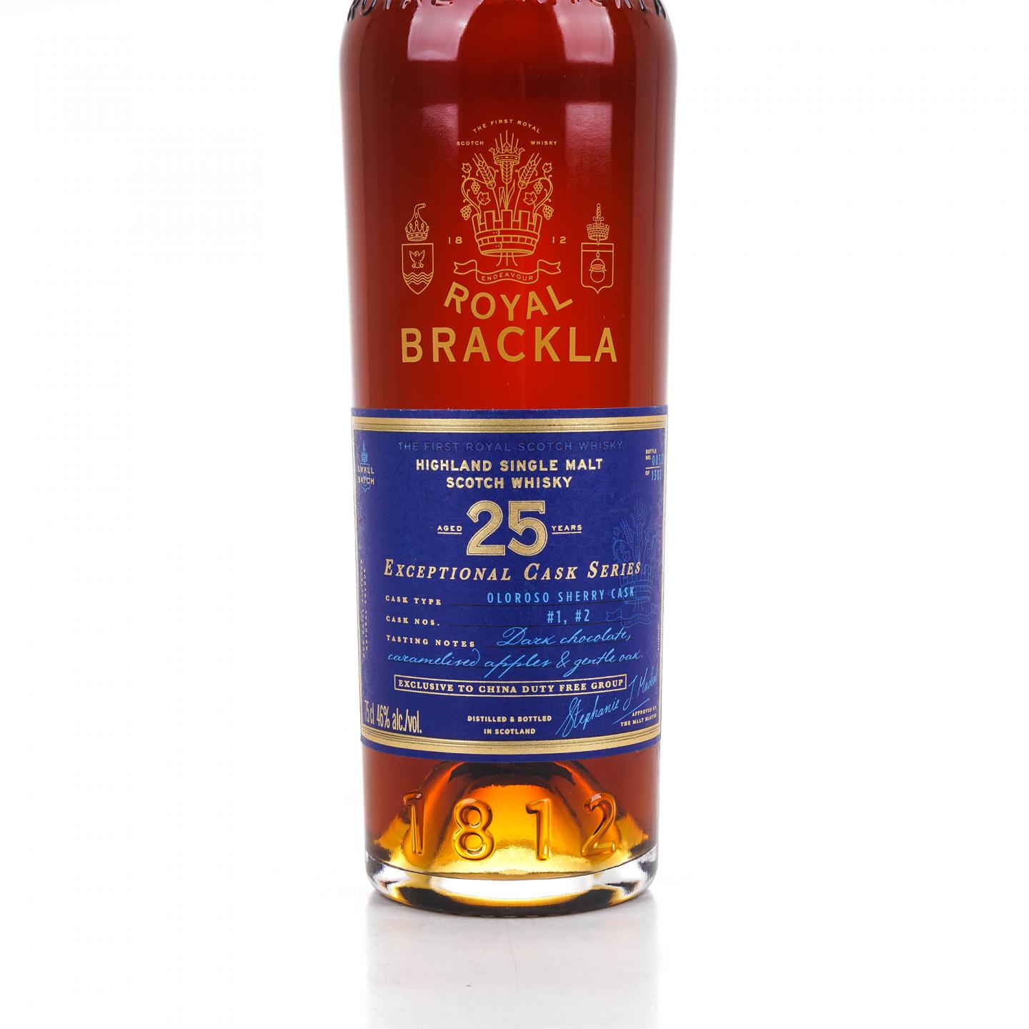 Royal Brackla 皇家布莱克拉 25年 雪莉桶ECS系列 750ML