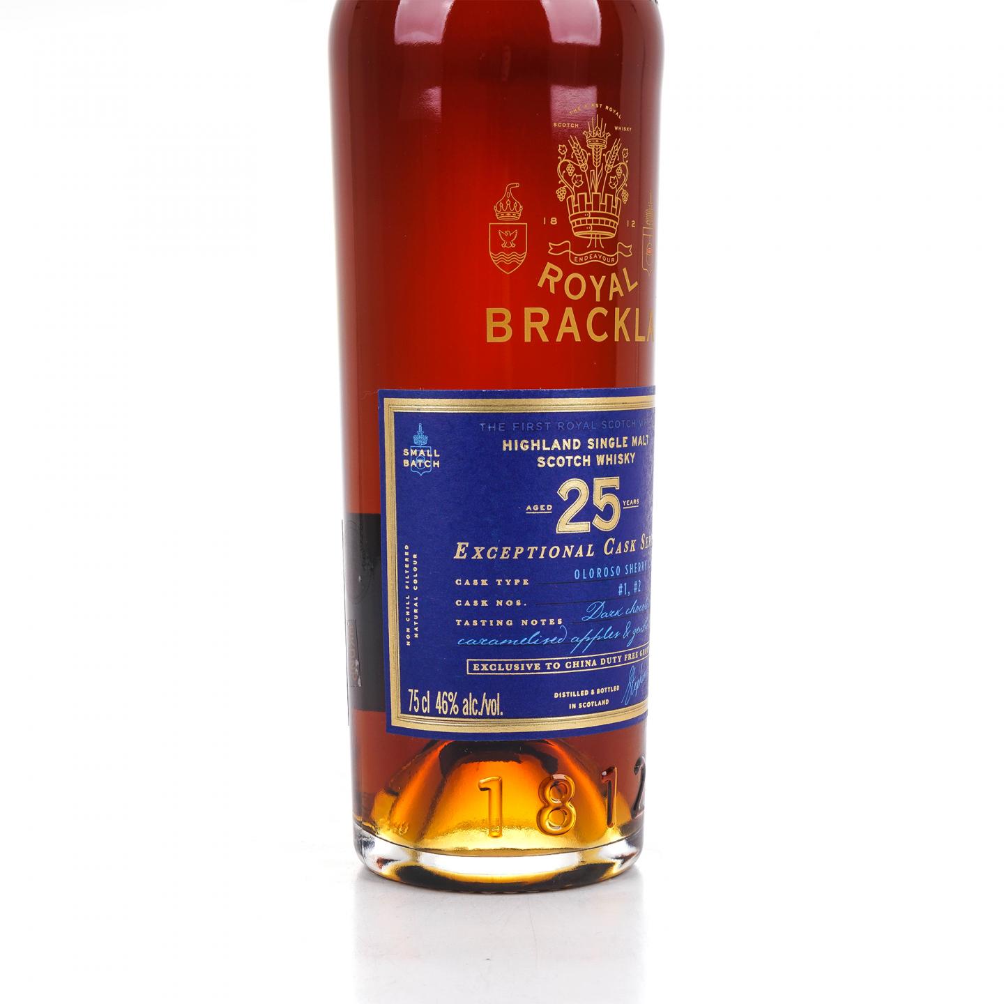 Royal Brackla 皇家布莱克拉 25年 雪莉桶ECS系列 750ML