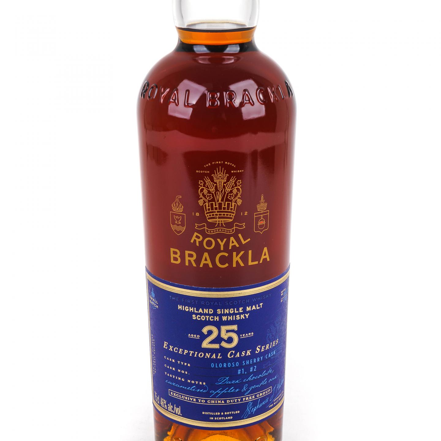 Royal Brackla 皇家布莱克拉 25年 雪莉桶ECS系列 750ML