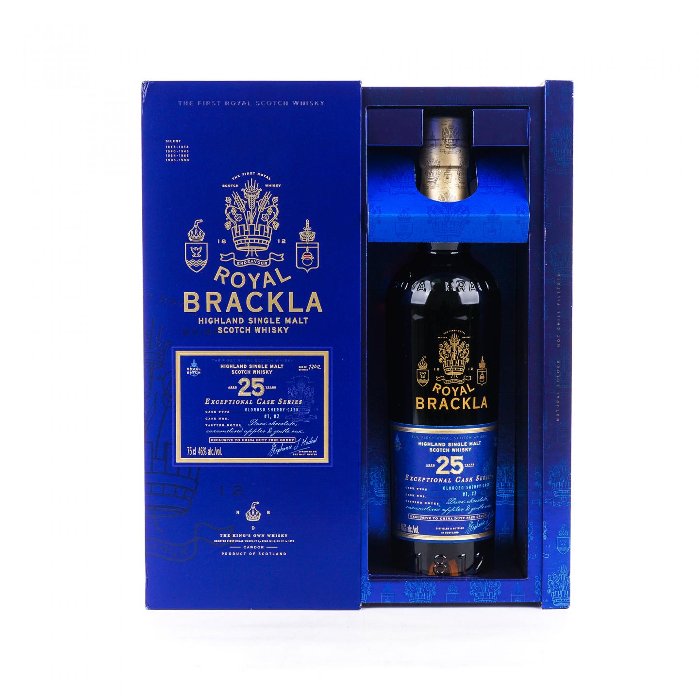 Royal Brackla 皇家布莱克拉 25年 雪莉桶ECS系列 750ml
