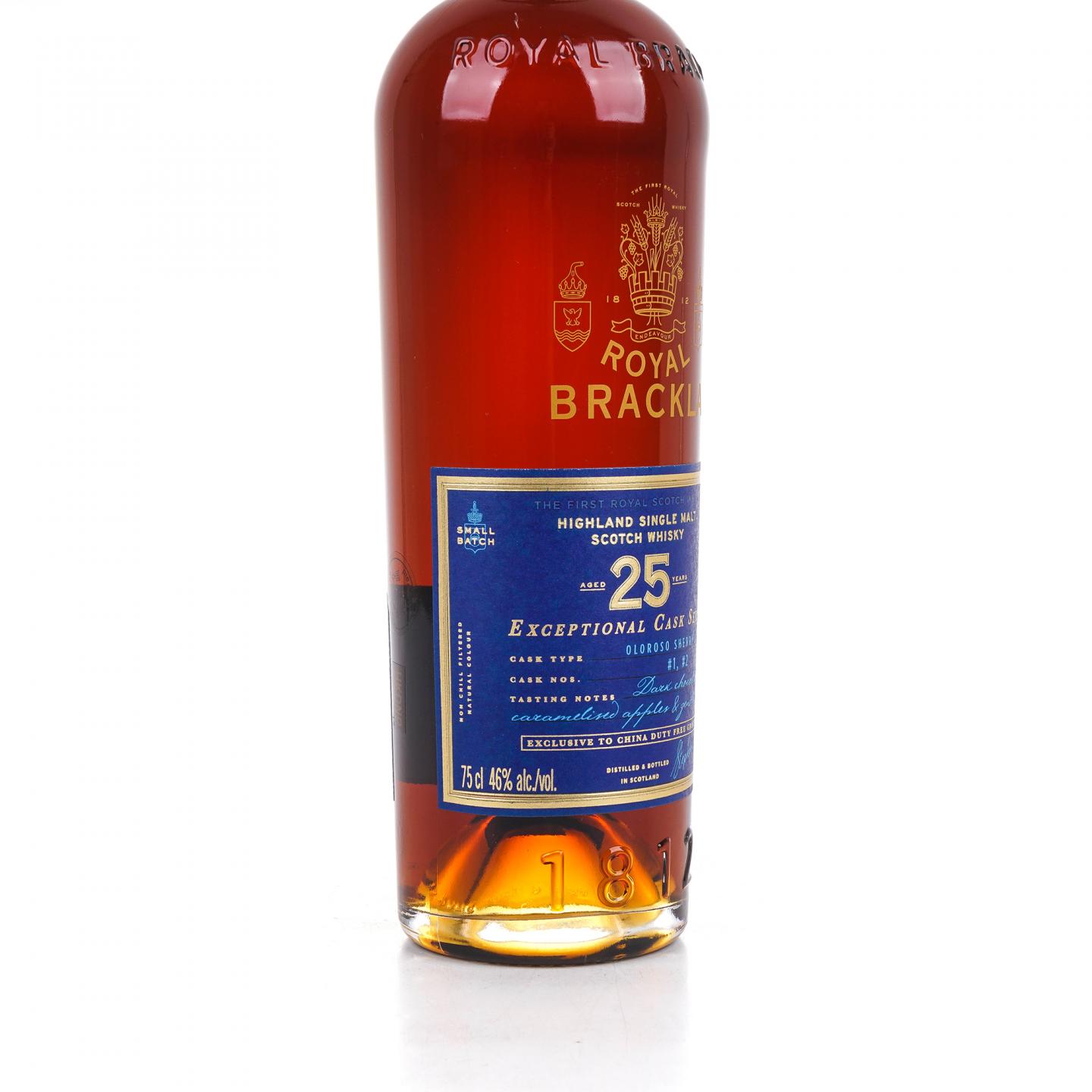 Royal Brackla 皇家布莱克拉 25年 雪莉桶ECS系列 750ml