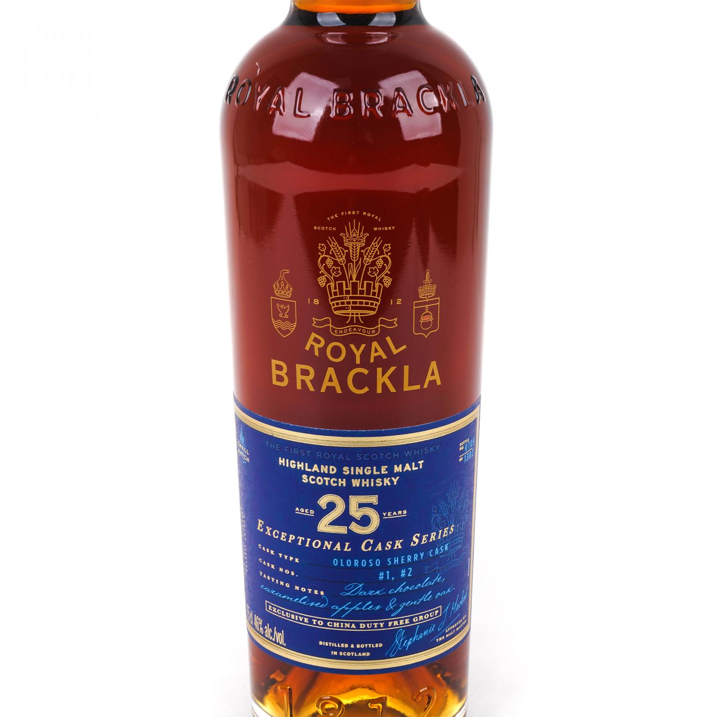 Royal Brackla 皇家布莱克拉 25年 雪莉桶ECS系列 750ml