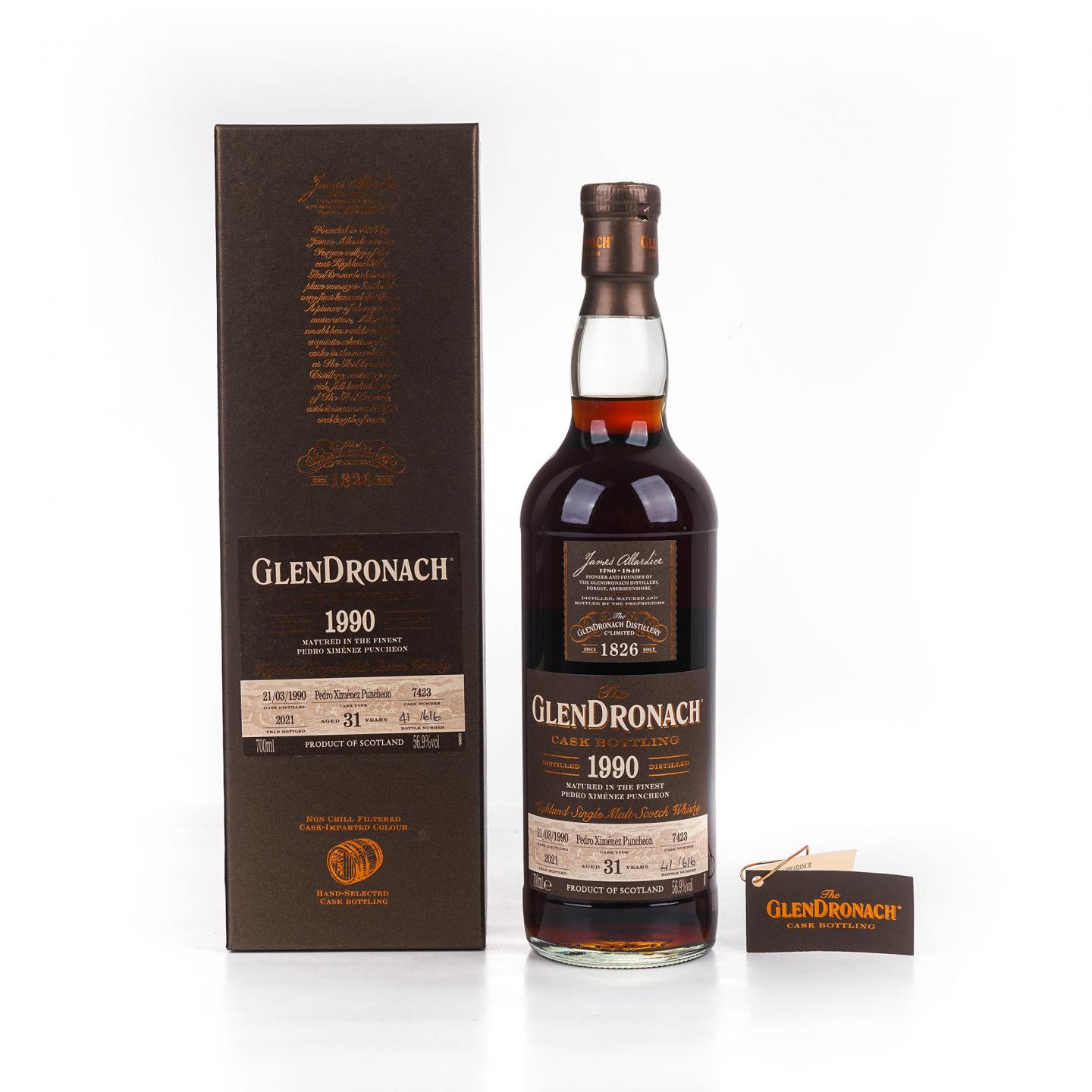 Glendronach 格兰多纳 31年 1990-2021 雪莉桶#7423