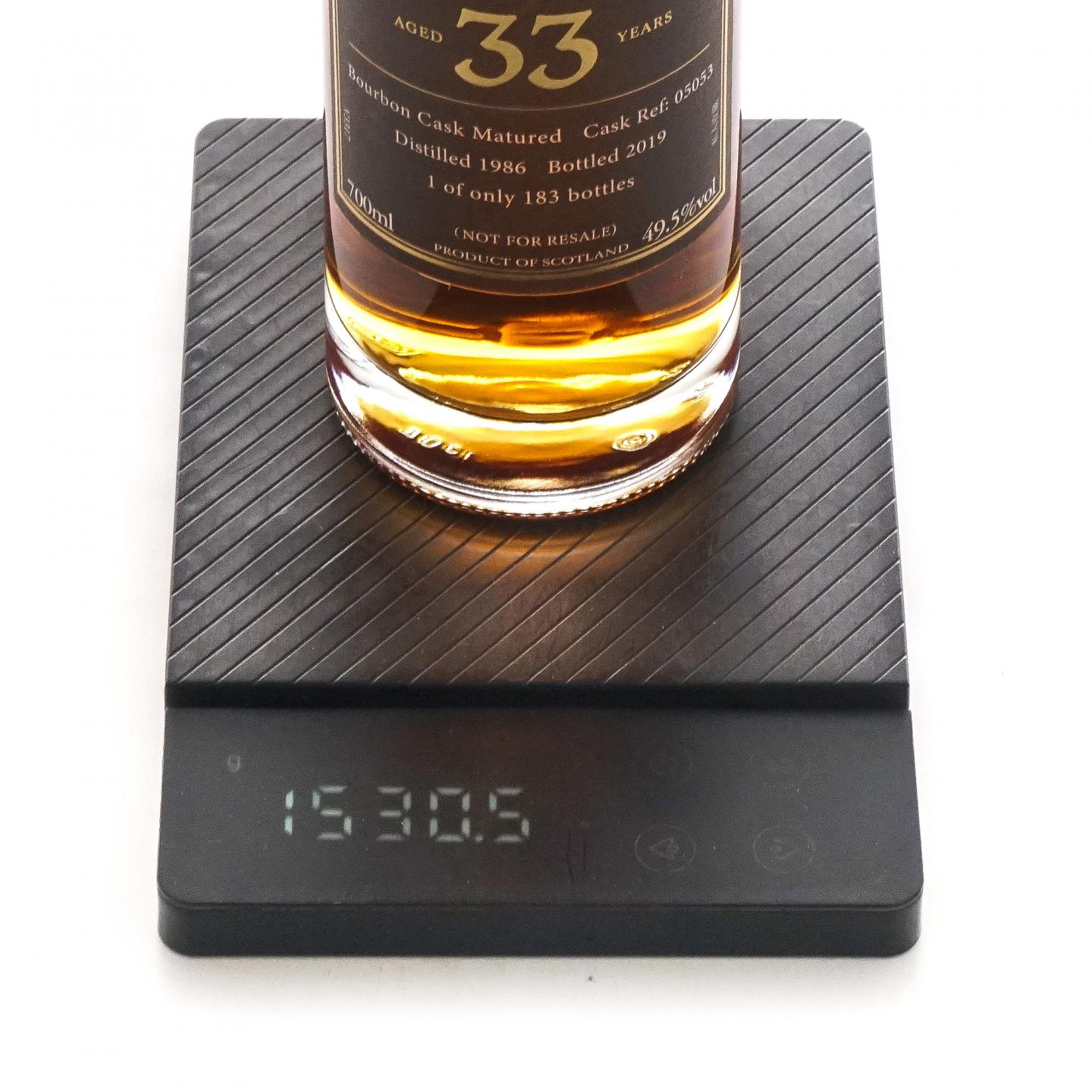 Laphroaig 拉弗格 33年 1986-2019 蔡昊精选 单桶#05053