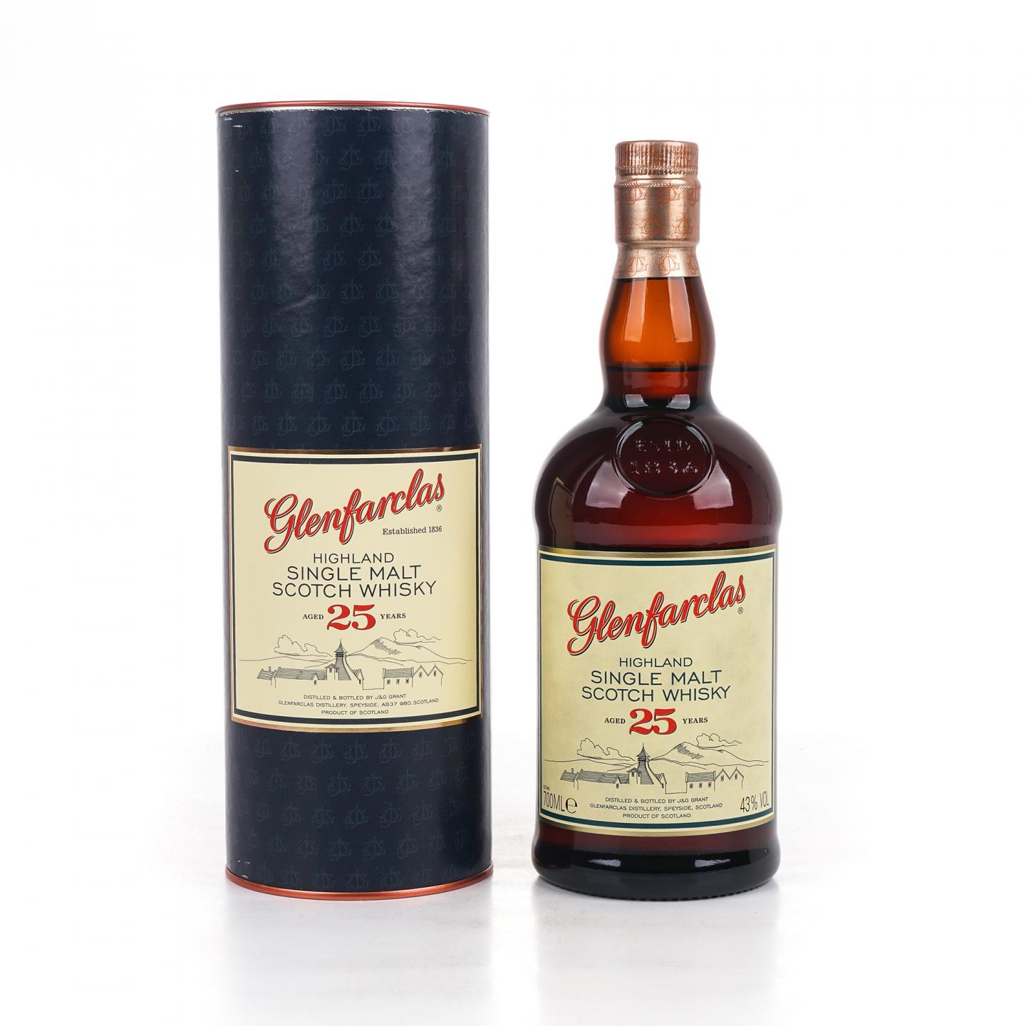 Glenfarclas 格兰花格 25年 圆筒 单麦 43%Vol.