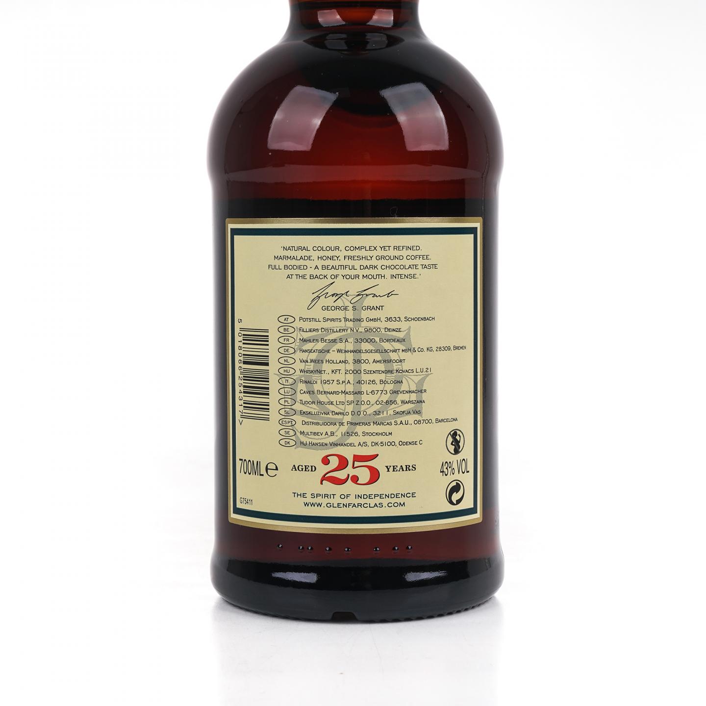 Glenfarclas 格兰花格 25年 圆筒 单一麦芽 43%