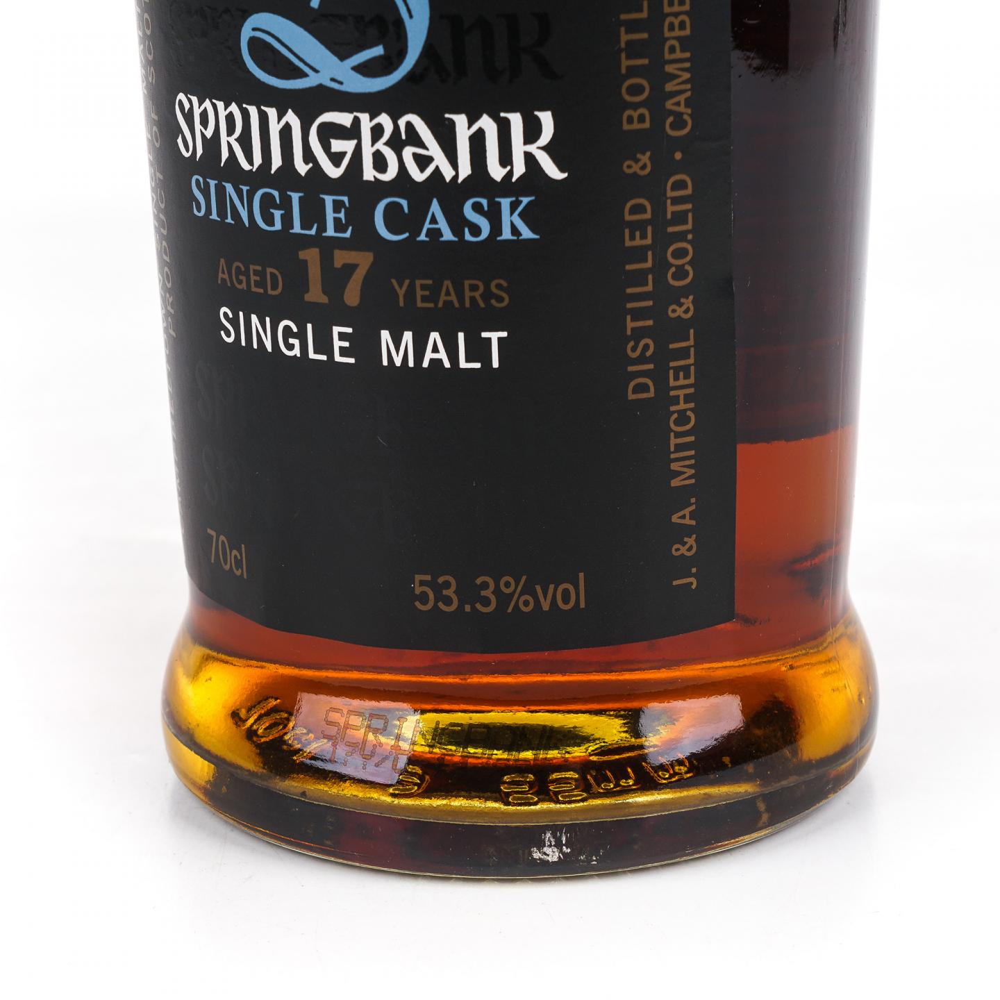 Springbank 云顶 17年 1996-2014 雪莉单桶
