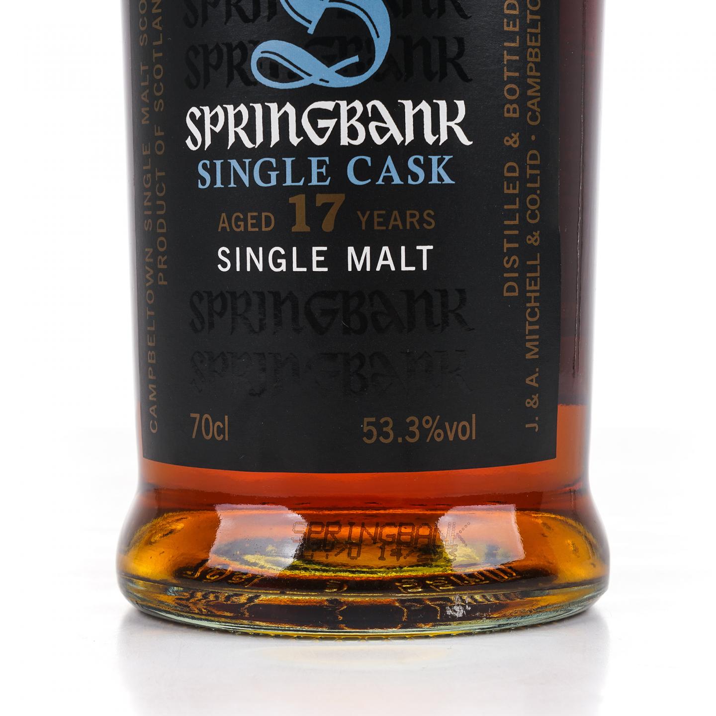 Springbank 云顶 17年 1996-2014 雪莉单桶