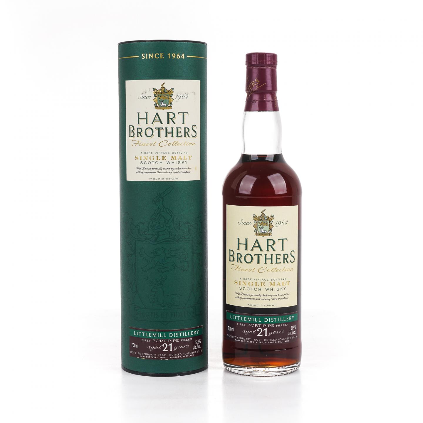 Littlemill 小磨坊 21年 1992-2013 Hart Brothers 51.9%Vol.