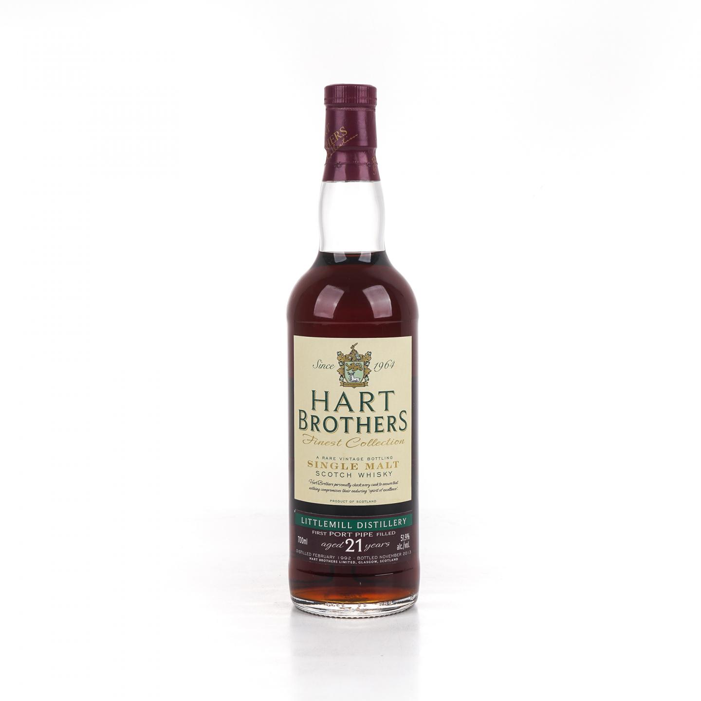 Littlemill 小磨坊 21年 1992-2013 Hart Brothers 51.9%Vol.