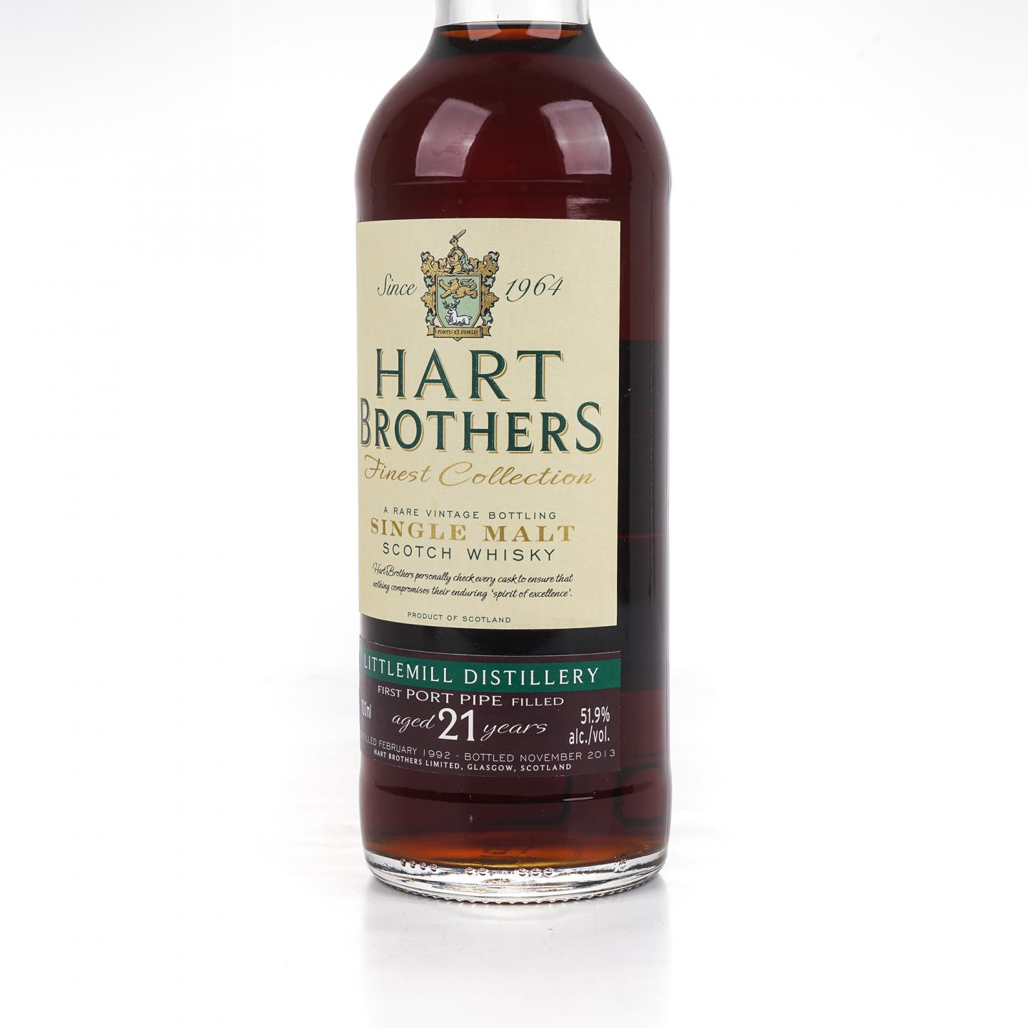 Littlemill 小磨坊 21年 1992-2013 Hart Brothers 51.9%Vol.
