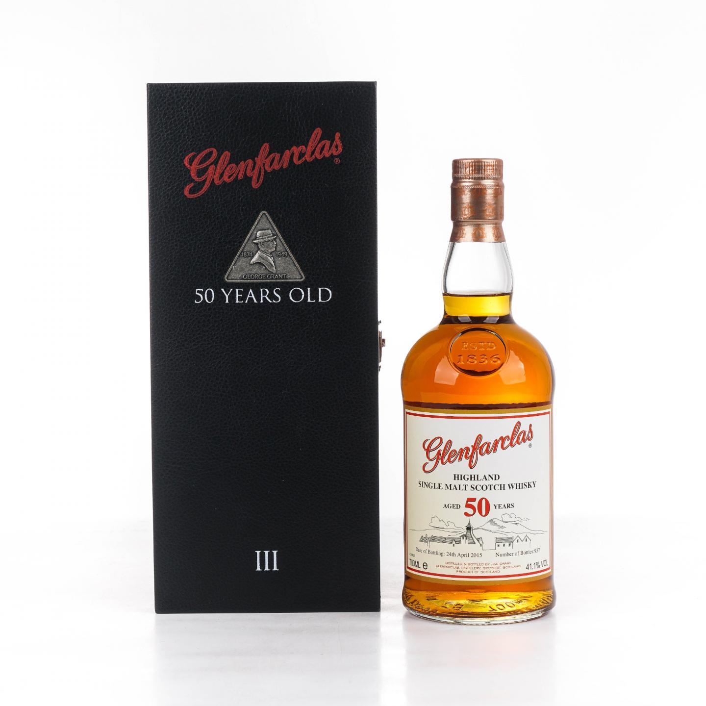 Glenfarclas 格兰花格 50年 2015 礼盒 700ml
