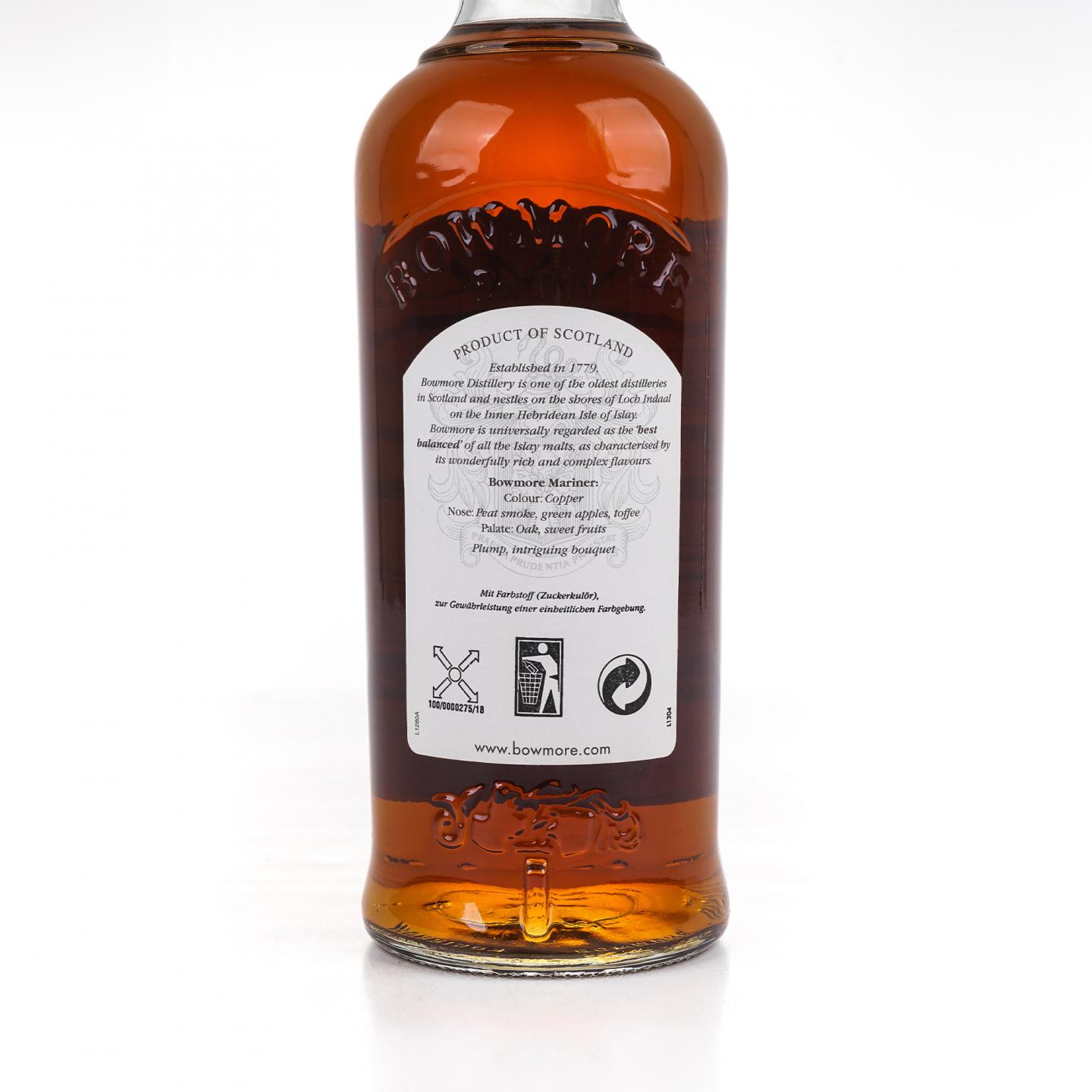 Bowmore 波摩 15年 Mariner 海鸥标