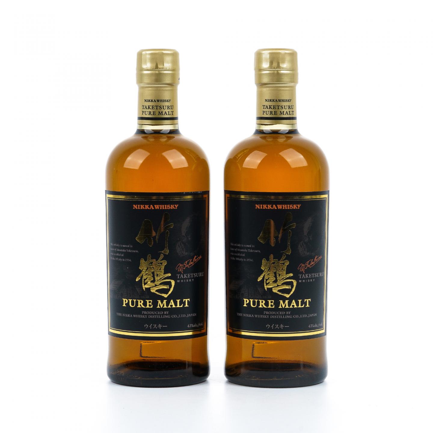 竹鹤 Pure Malt 黑标旧版 2支组