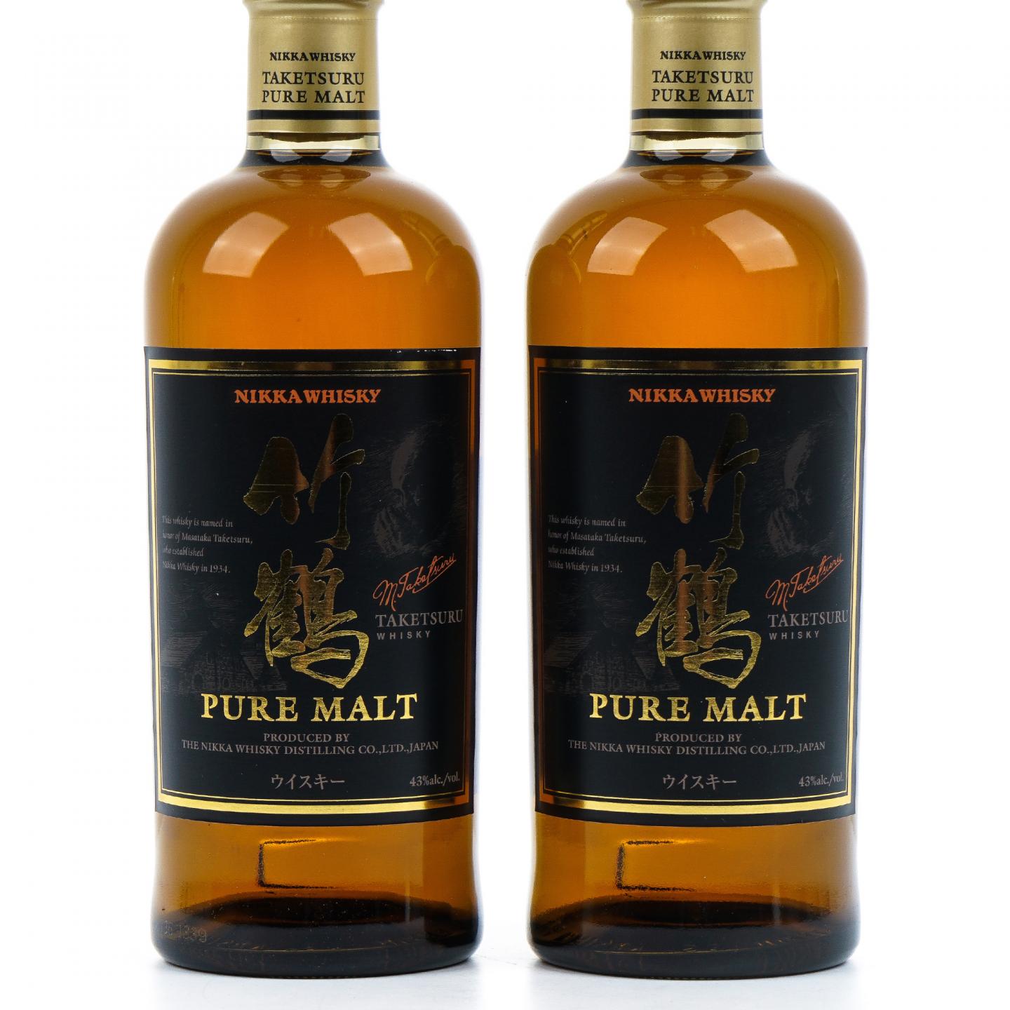 竹鹤 Pure Malt 黑标旧版 2支组