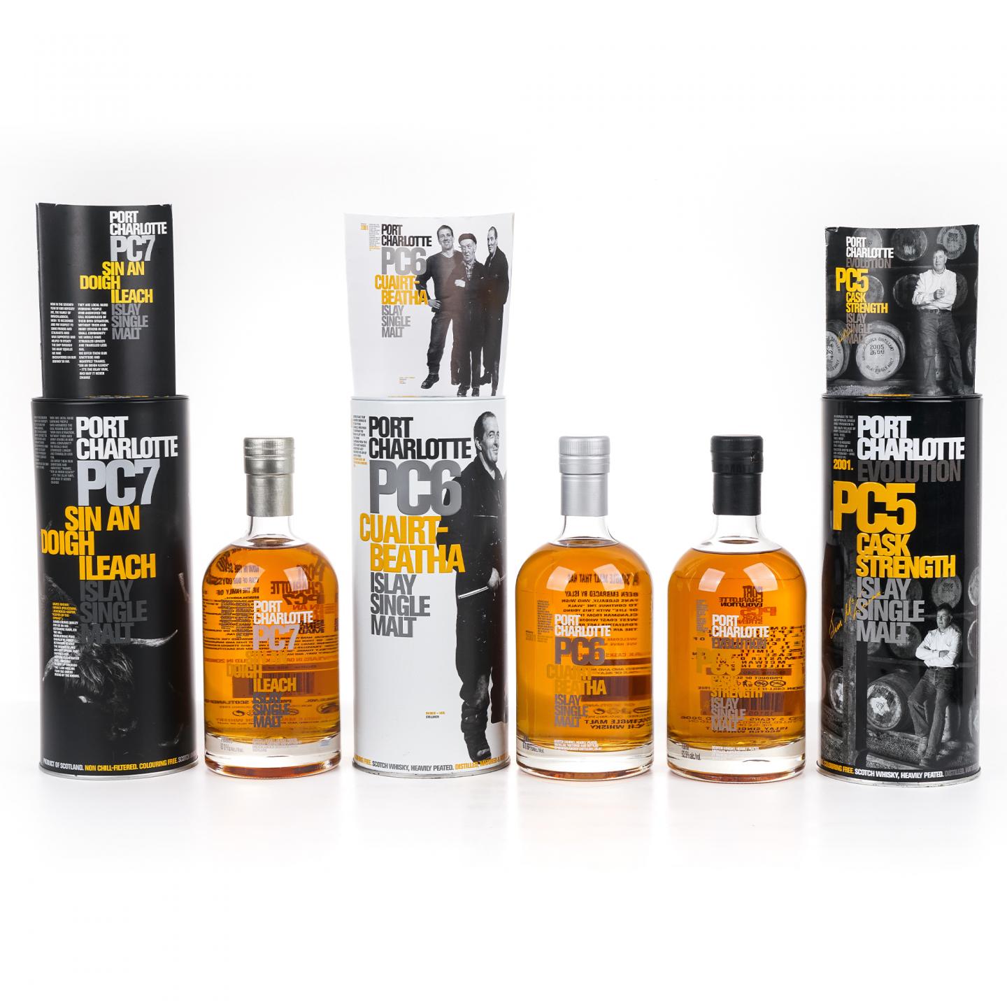 Bruichladdich 布赫拉迪 波夏系列 PC 5/6/7 3瓶组