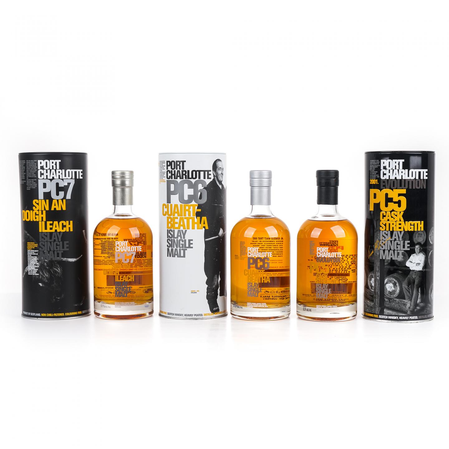 Bruichladdich 布赫拉迪 波夏系列 PC 5/6/7 3瓶组