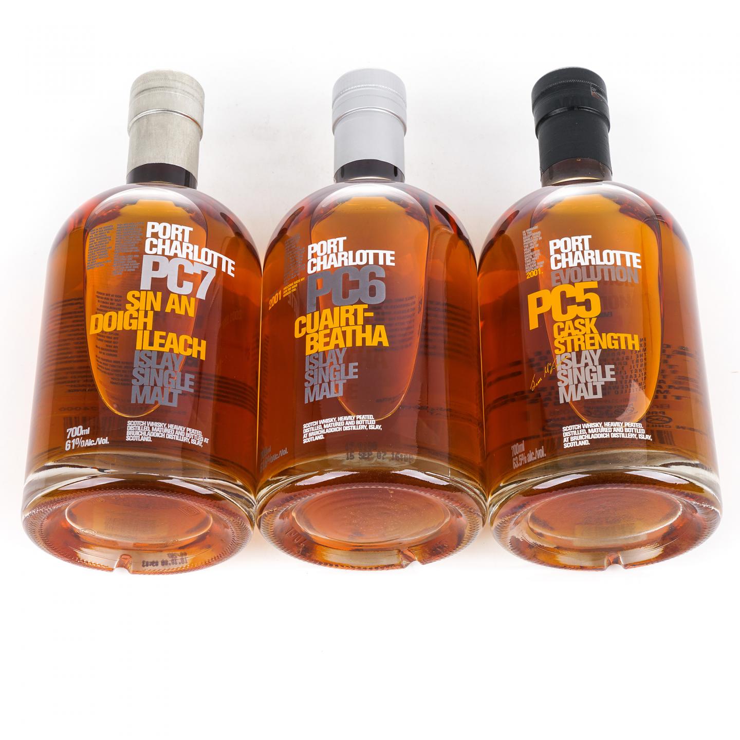 Bruichladdich 布赫拉迪 波夏系列 PC 5/6/7 3瓶组