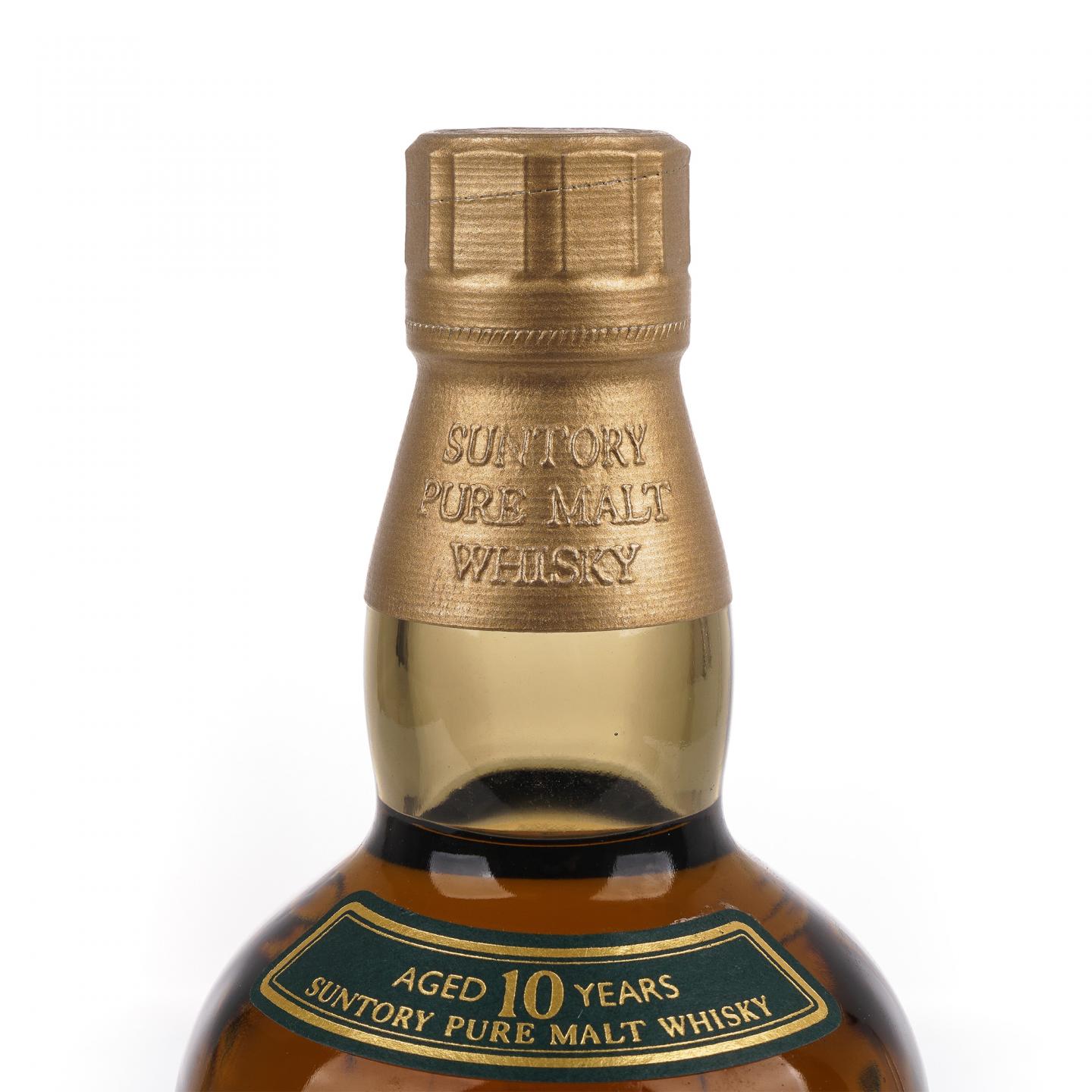 山崎 10年 金花标 绿标