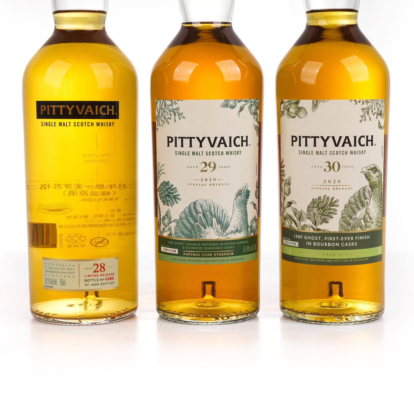 Pittyvaich 皮蒂维克 28/29/30年 帝亚吉欧SR系列 3瓶组