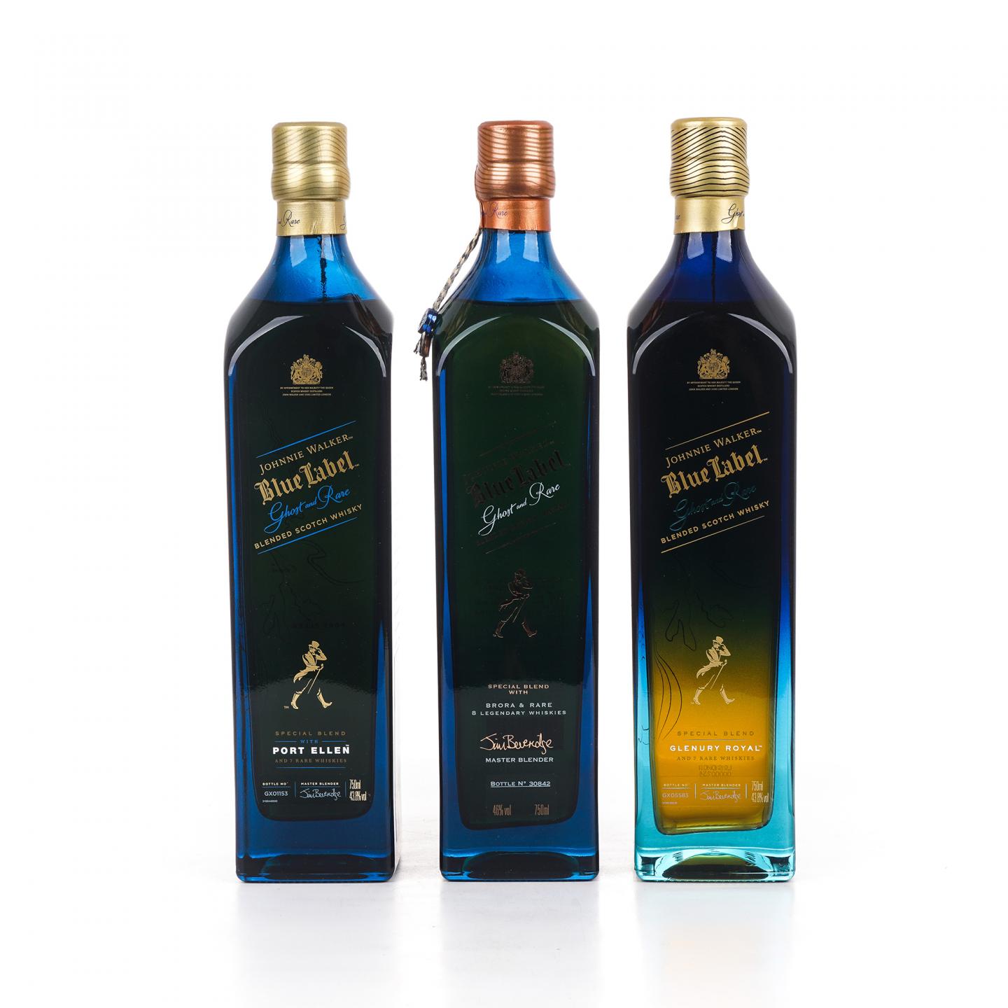 尊尼获加 蓝牌 消逝的酒厂系列 1-3版 750ml