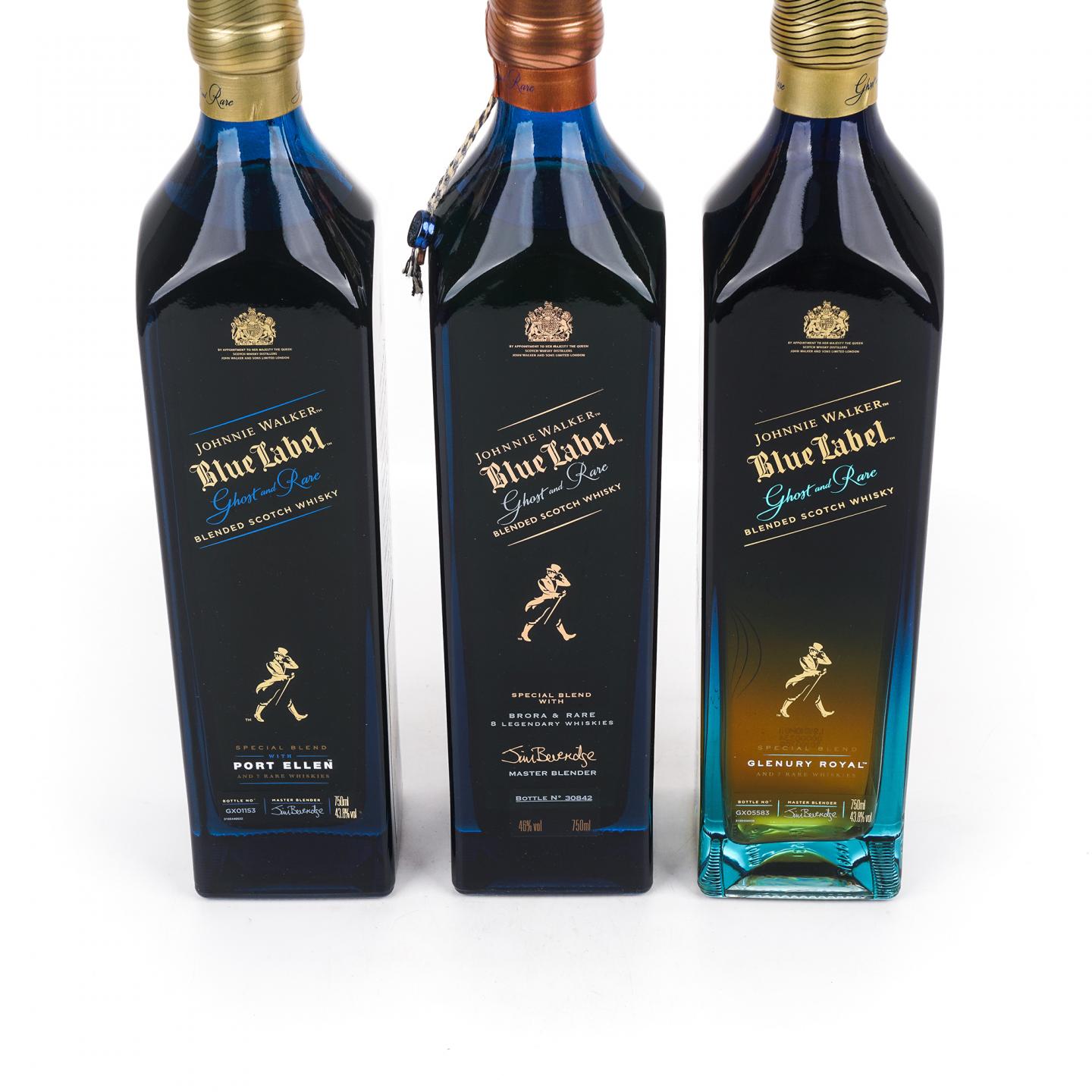 尊尼获加 蓝牌 消逝的酒厂系列 1-3版 750ml