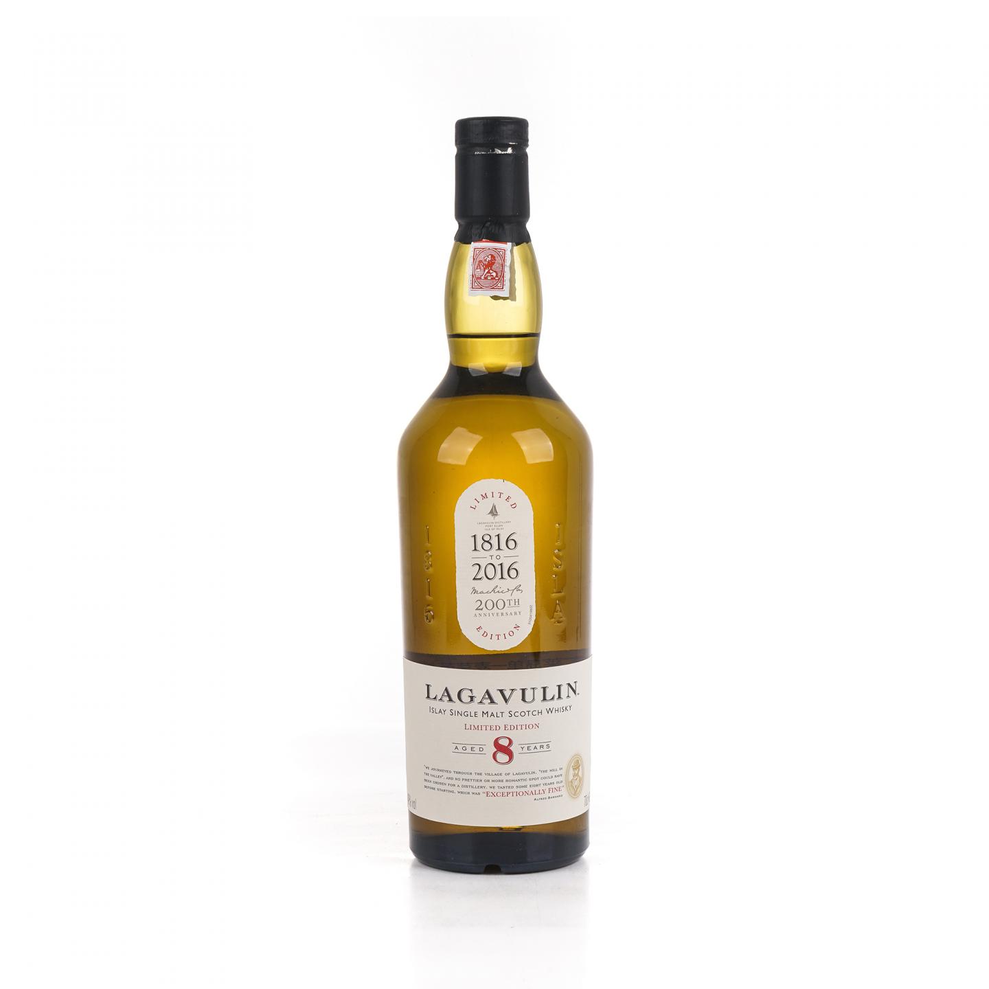 Lagavulin 乐加维林 8年 200周年酒厂纪念