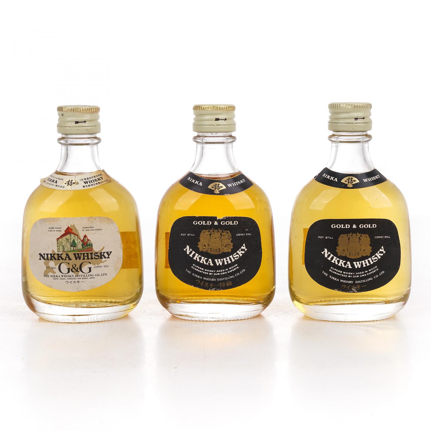 【酒版】Nikka 调和/纯麦威士忌 50ml*7瓶组