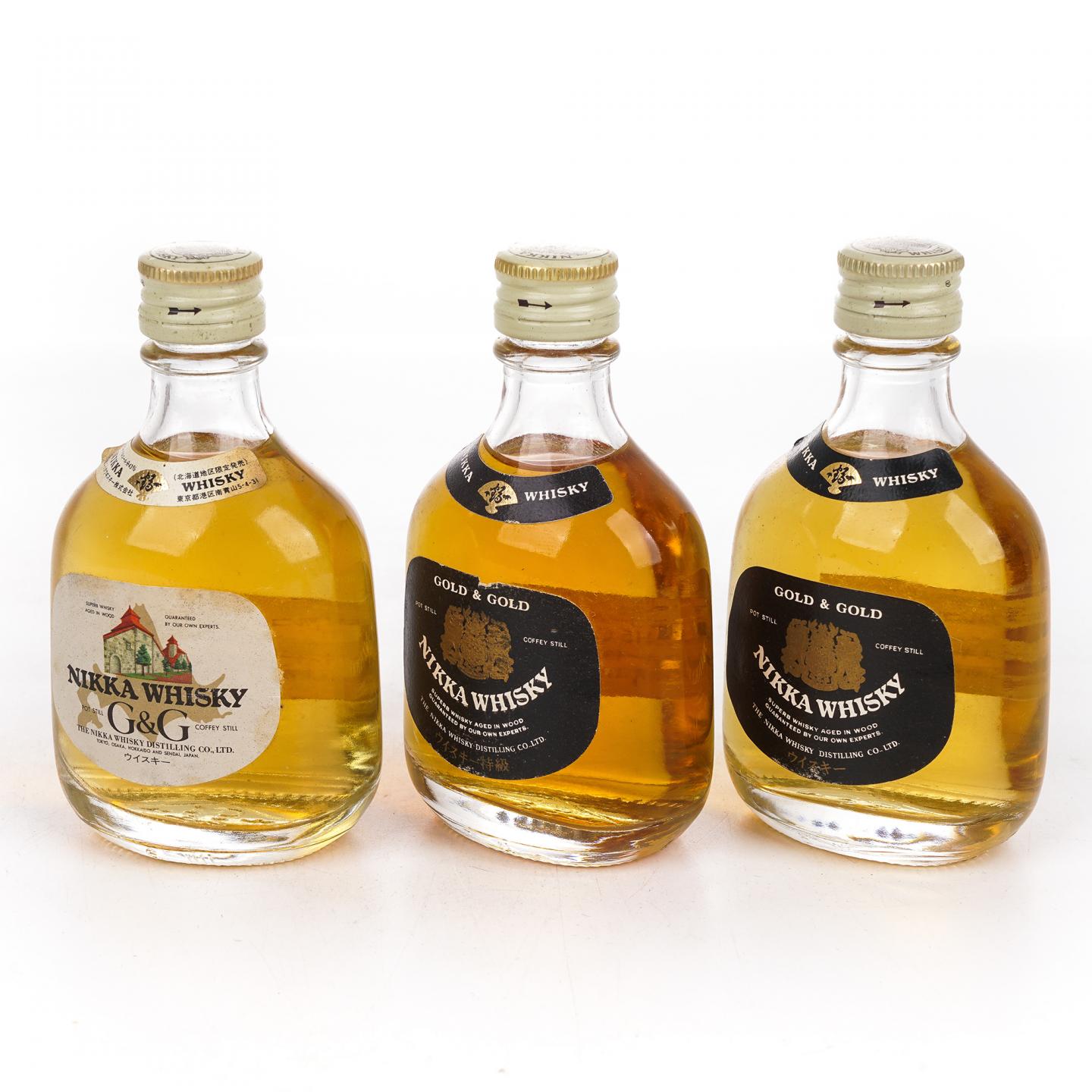 【酒版】Nikka 调和/纯麦威士忌 50ml*7瓶组