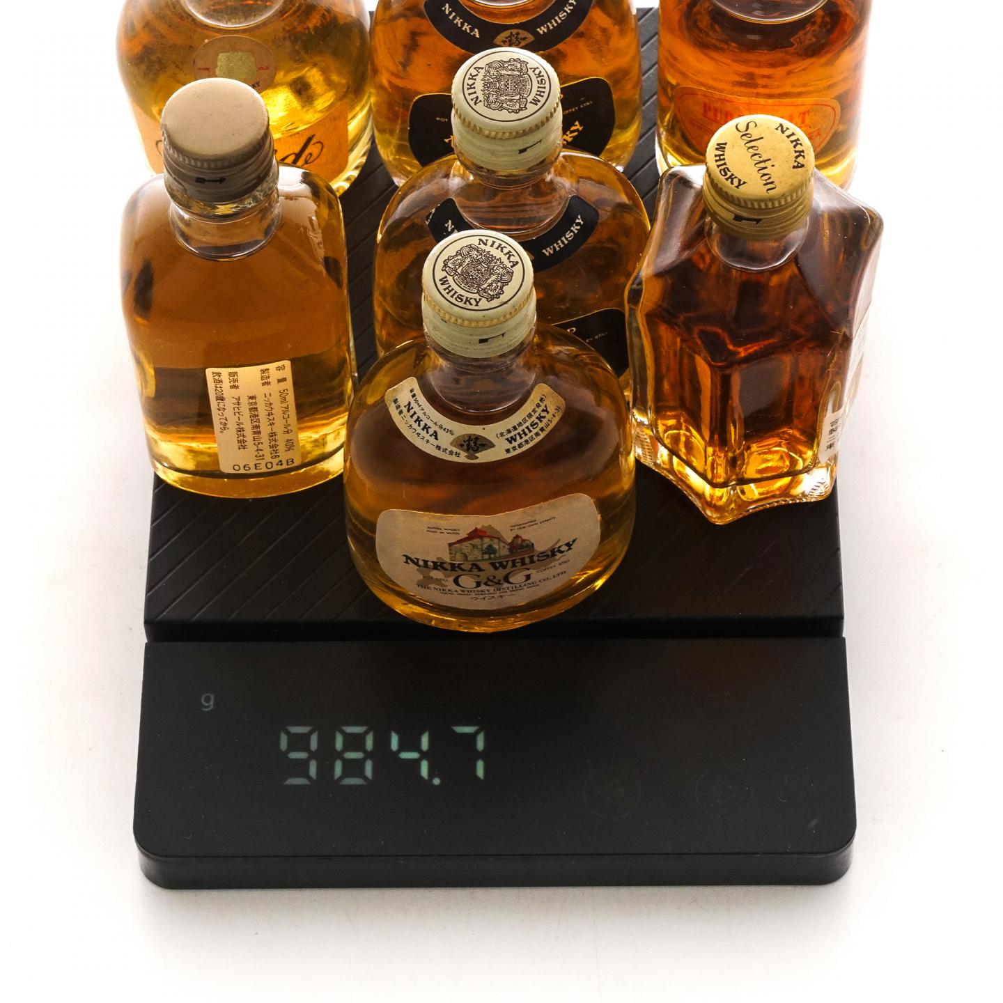 【酒版】Nikka 调和/纯麦威士忌 50ml*7瓶组