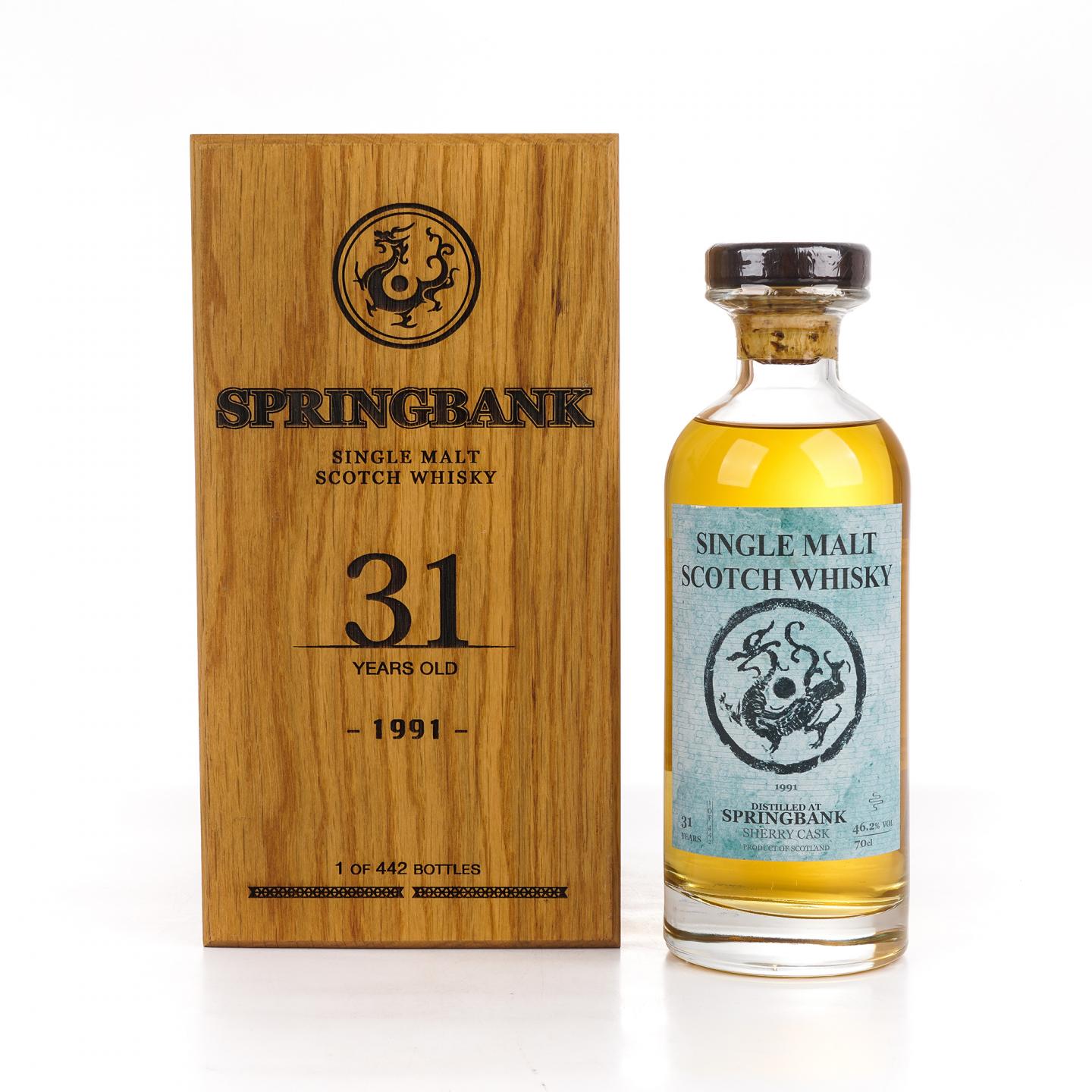 Springbank 云顶 31年 1991-2023 雪莉桶