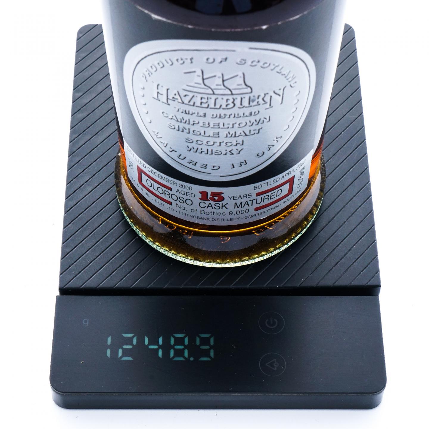 Hazelburn 哈索本 15年 2006-2022 Oloroso雪莉桶