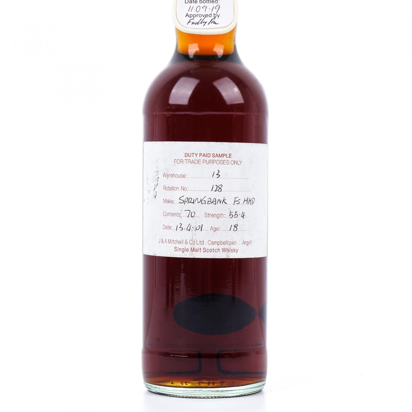 Springbank 云顶 18年 2001 完税瓶 新鲜雪莉桶