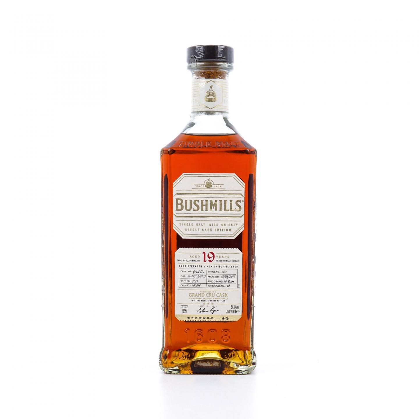 Bushmills 布什米尔 19年 2002-2021 单桶#100034