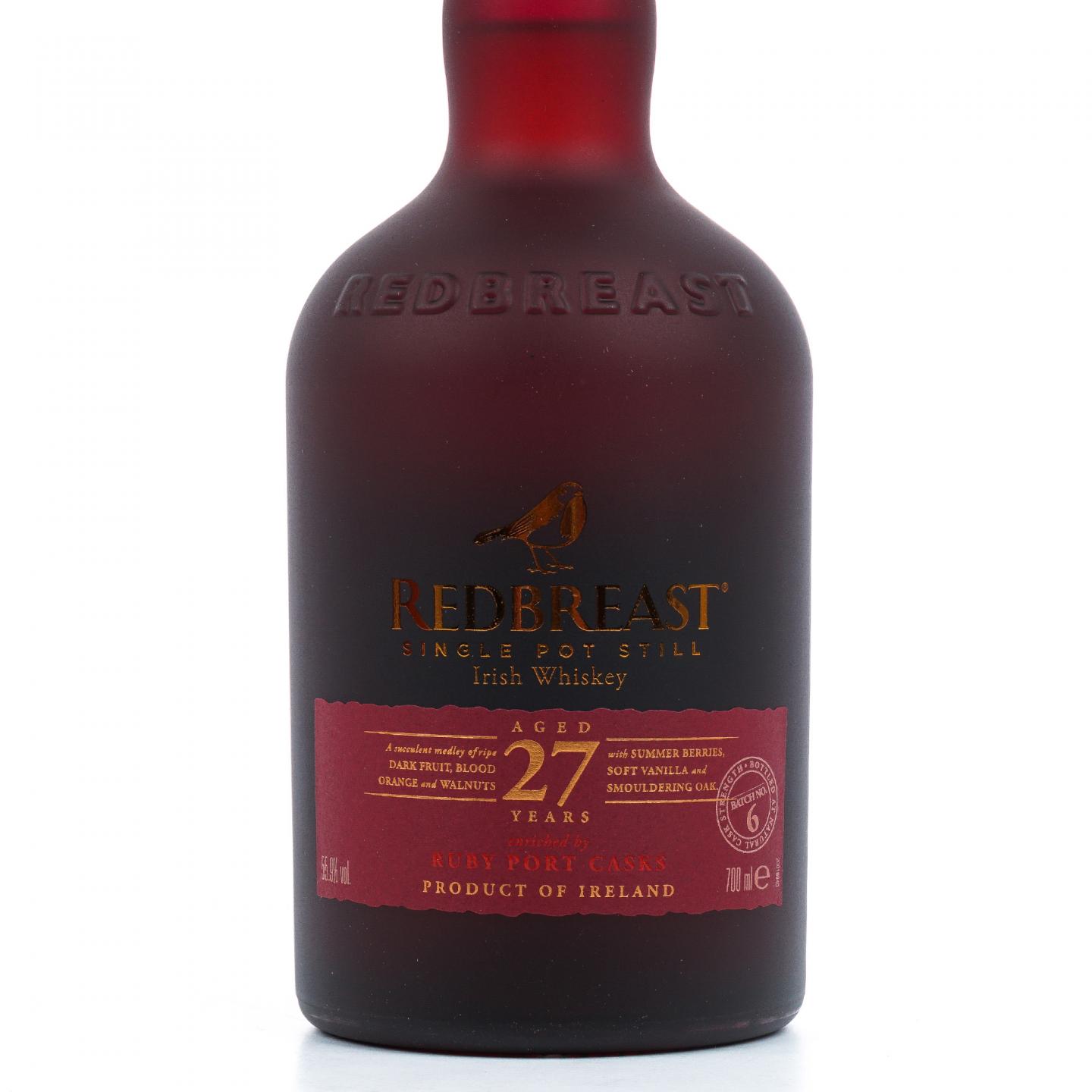 Redbreast 知更鸟 27年 Batch 6